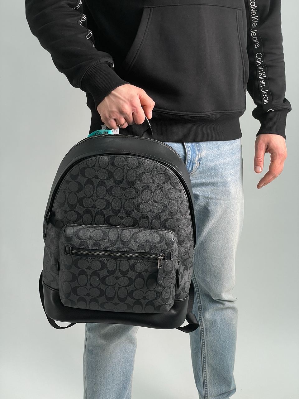 Coach West Backpack In Signature Canvas - 5