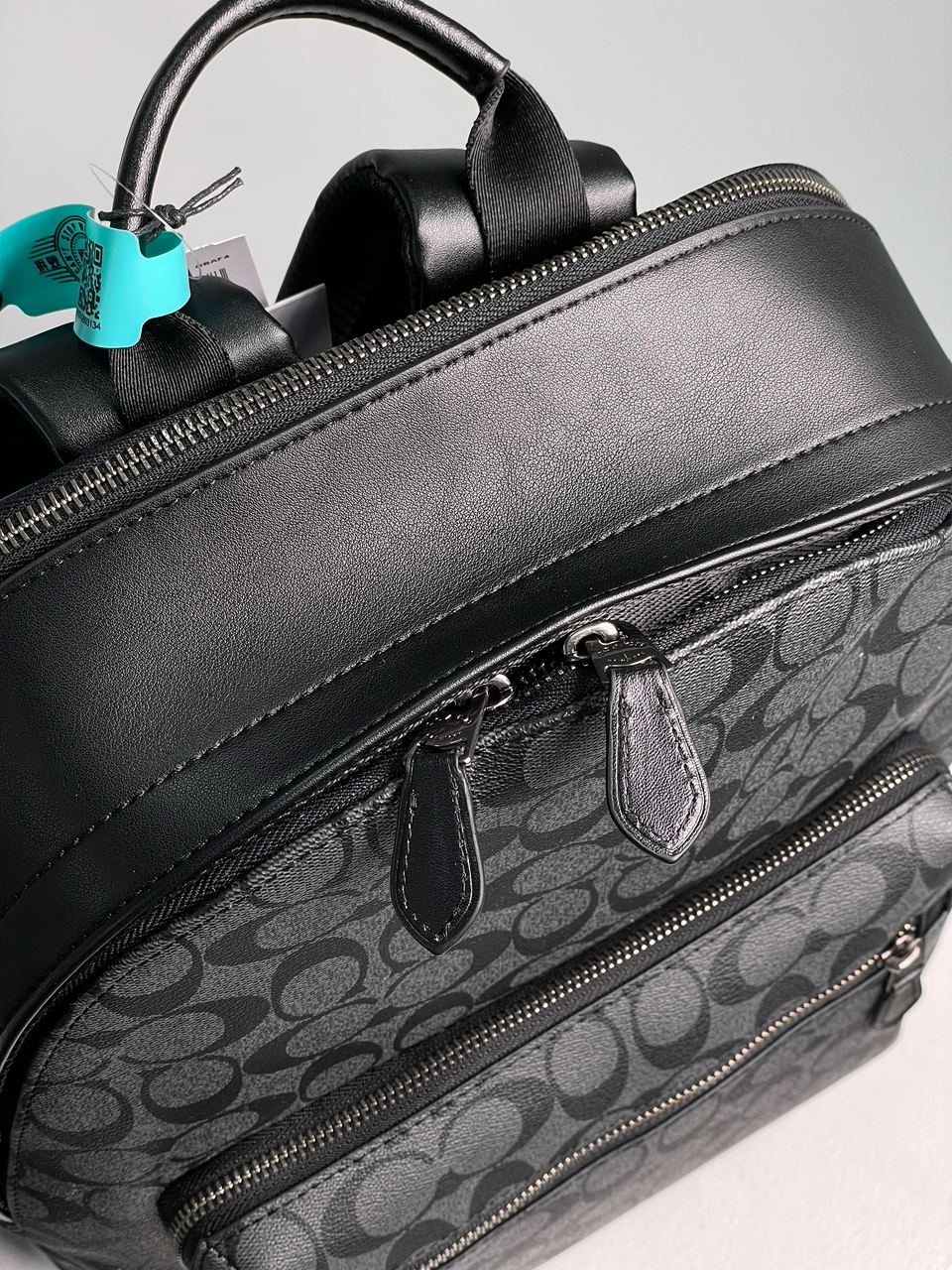 Coach West Backpack In Signature Canvas - 8