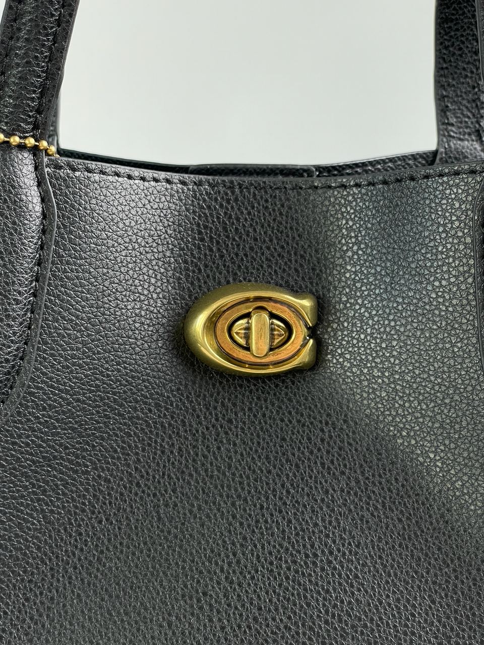 Coach Willow Tote 24 In Black - 10