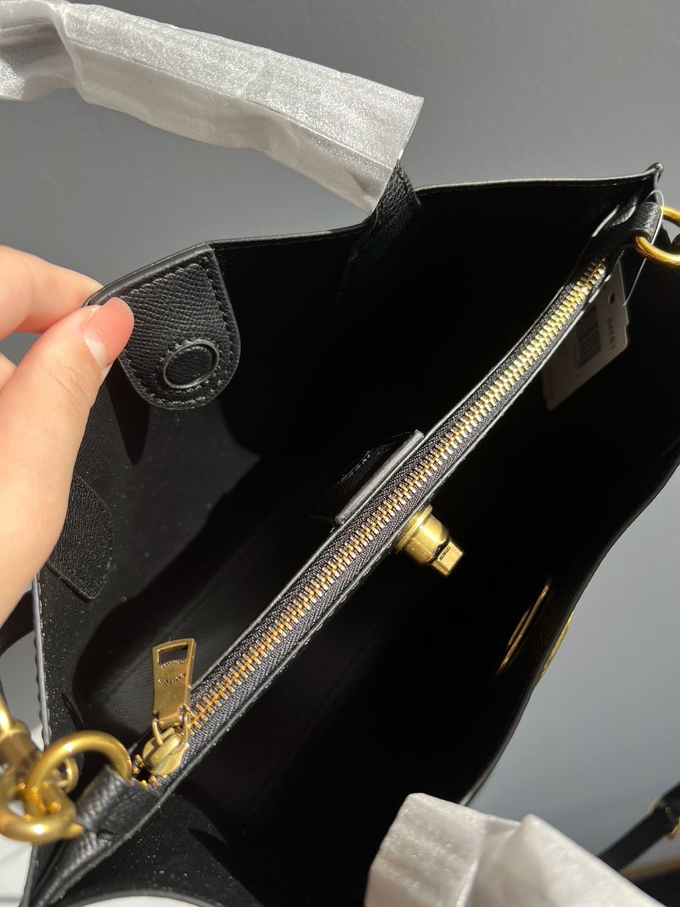 Coach Willow Tote 24 In Black - 20