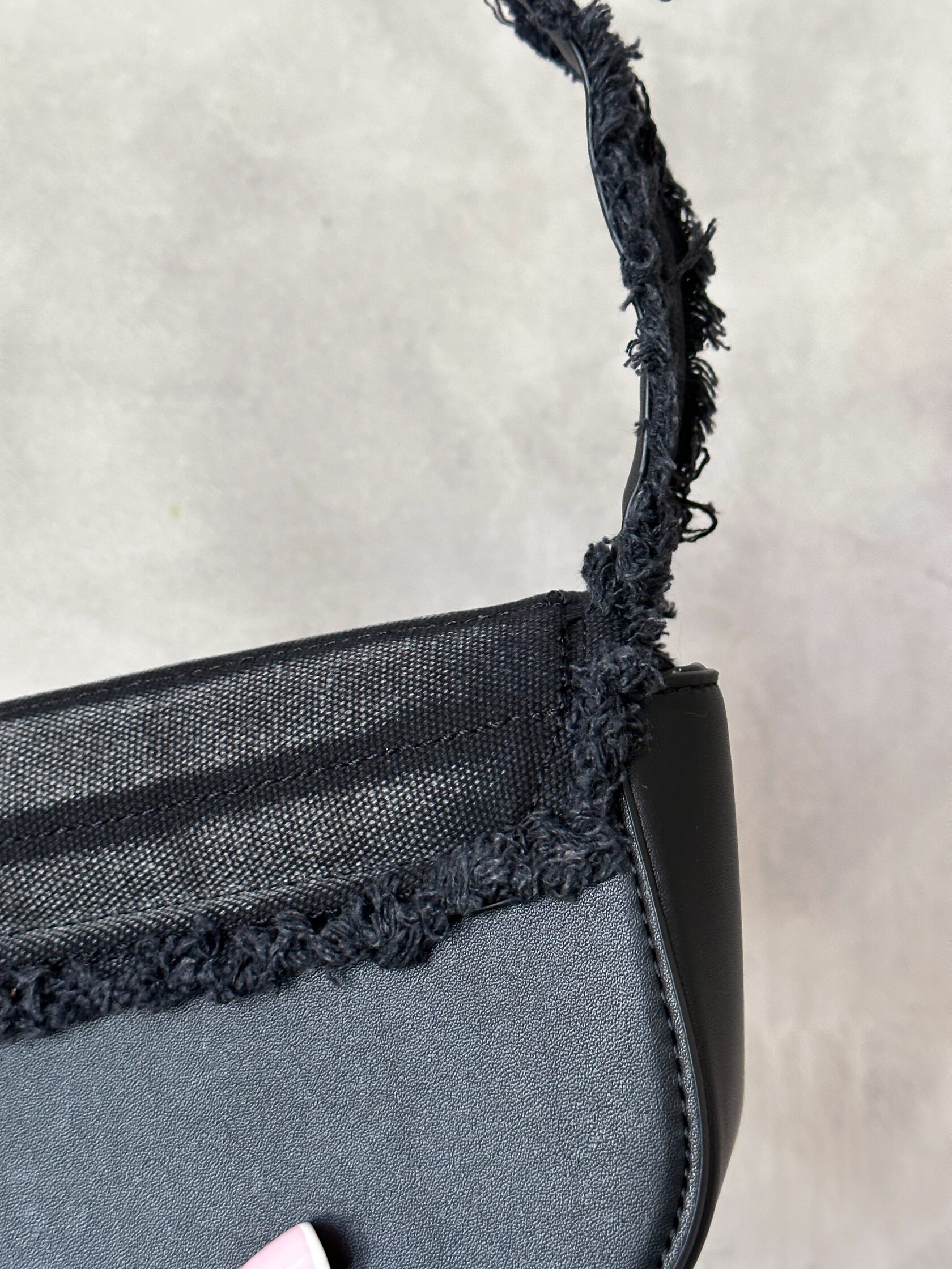 Diesel 1DR Iconic Shoulder Bag Black/White - 7