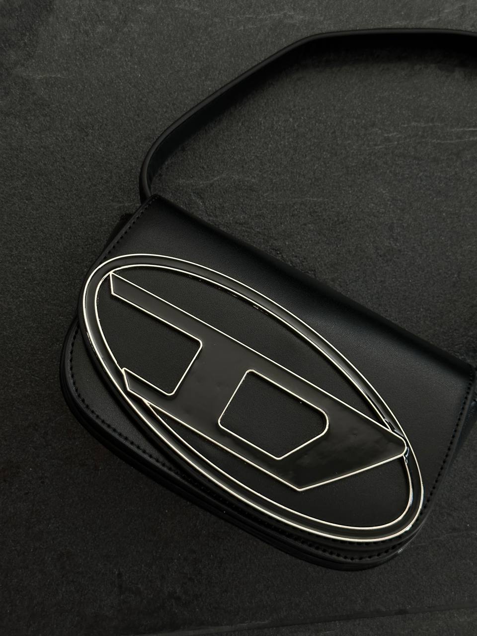 Diesel 1DR Iconic Shoulder Bag Black - 6