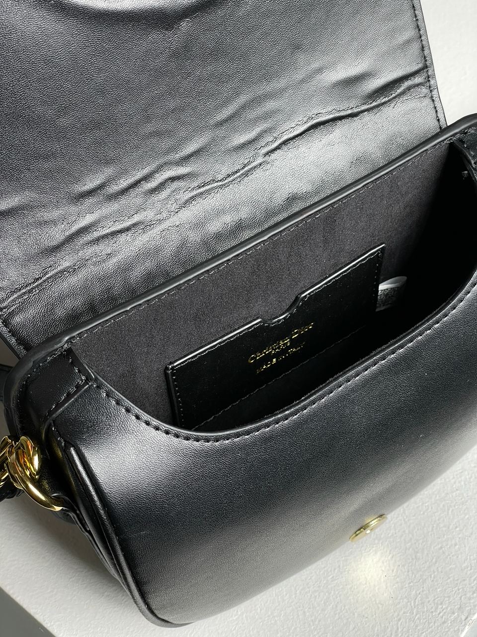 Dior Bobby Bag Black Smooth Skin - 24