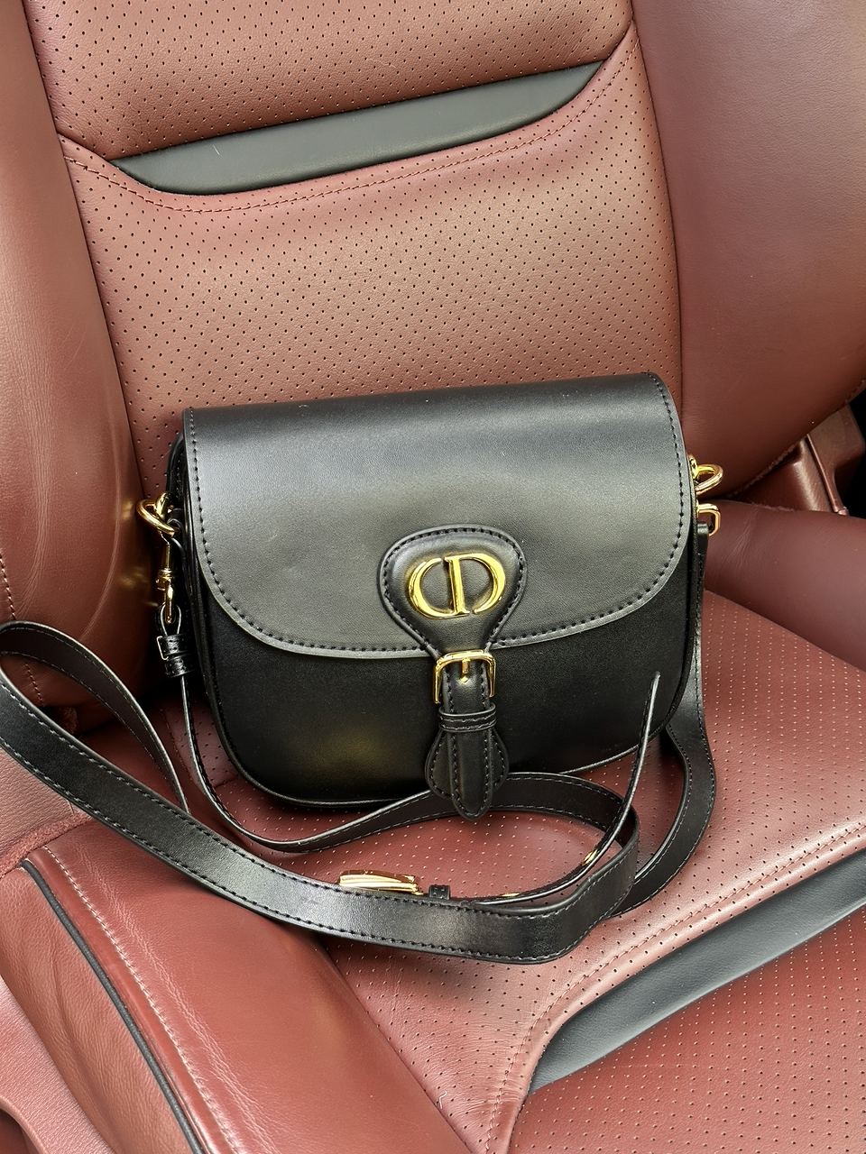 Dior Bobby Bag Black Smooth Skin - 4