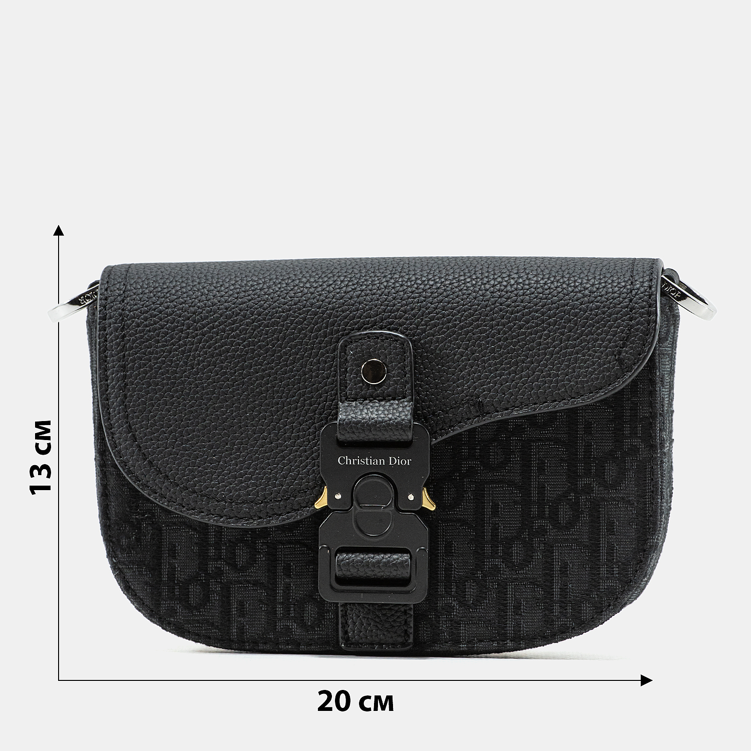 Dior Bobby Small Bag in Black Oblique Jacquard - 3