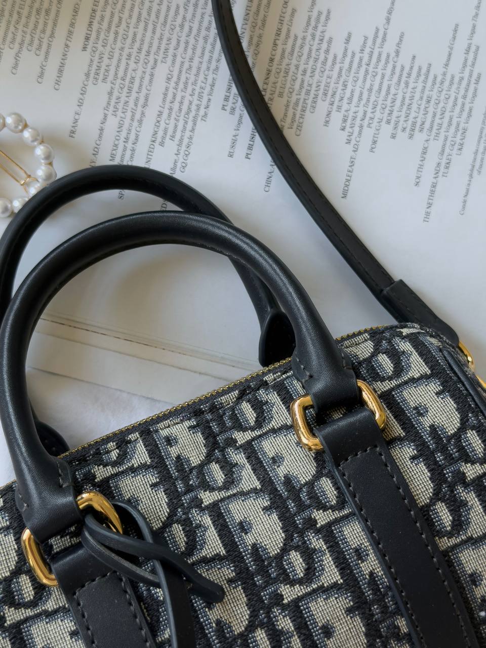 Dior Groove 20-Tas Blauwe Dior Oblique-Jacquard Vrouw - 19