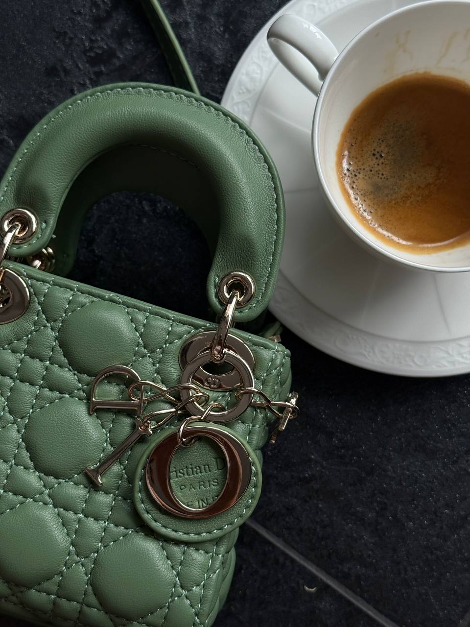 Dior Lady D-Joy Mikro Bag Green - 11