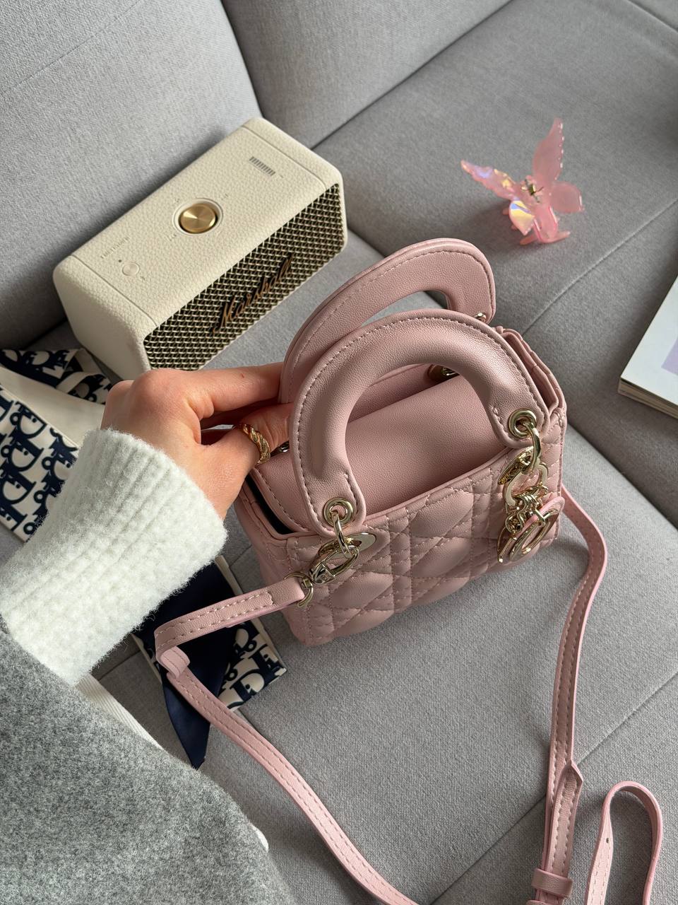 Dior Lady D-Joy Mikro Bag Pink - 15