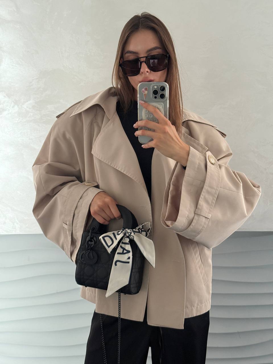 Dior Lady D-Joy Mikro Bag Total Black - 4