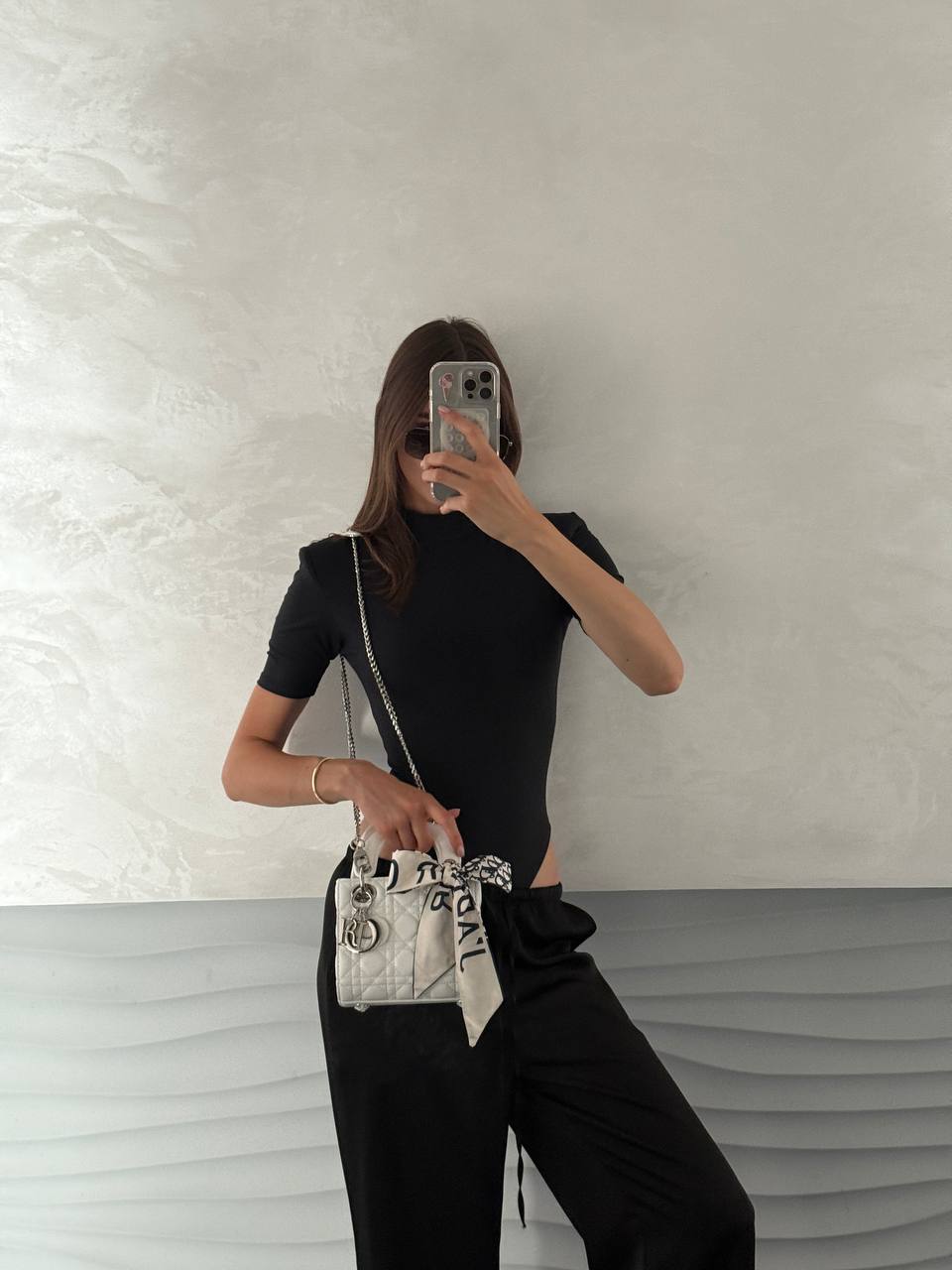 Dior Lady D-Joy Mikro Bag White - 6