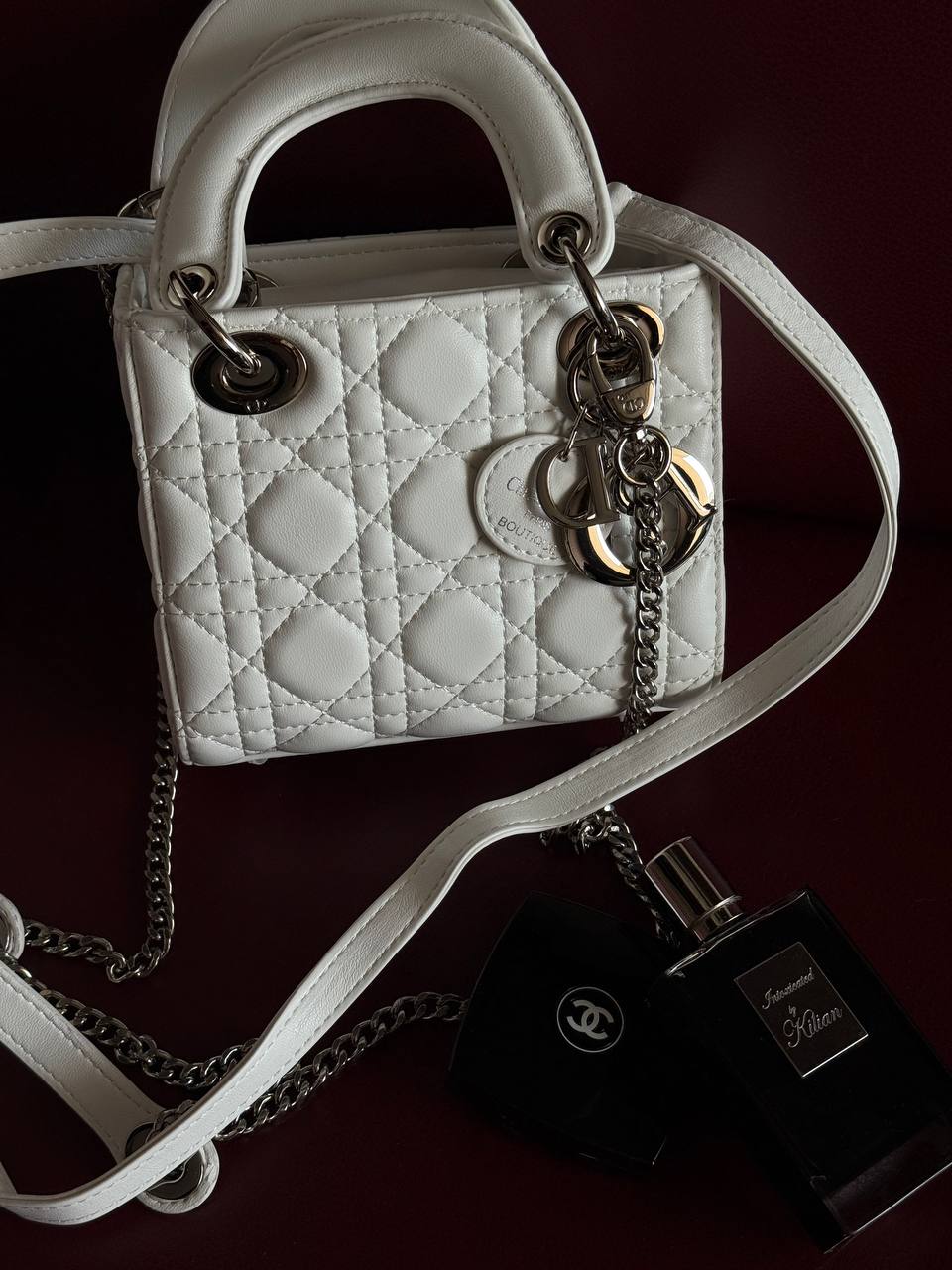 Dior Lady D-Joy Mikro Bag White - 8