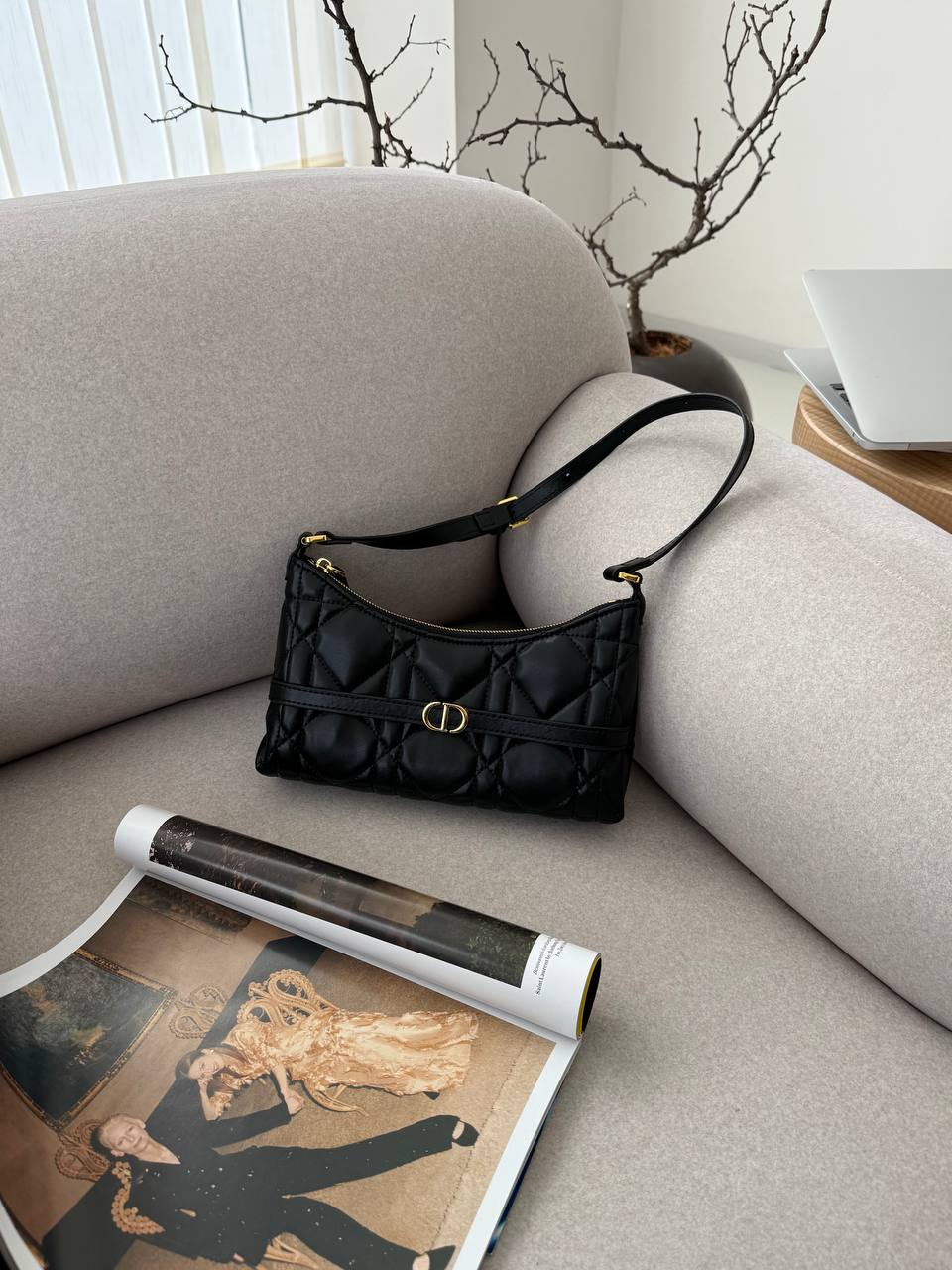 Dior Miss Caro Cigale Mini Bag Black - 11