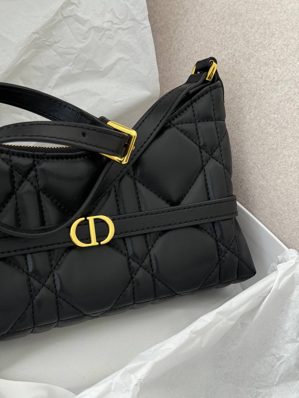 Dior Miss Caro Cigale Mini Bag Black - 13