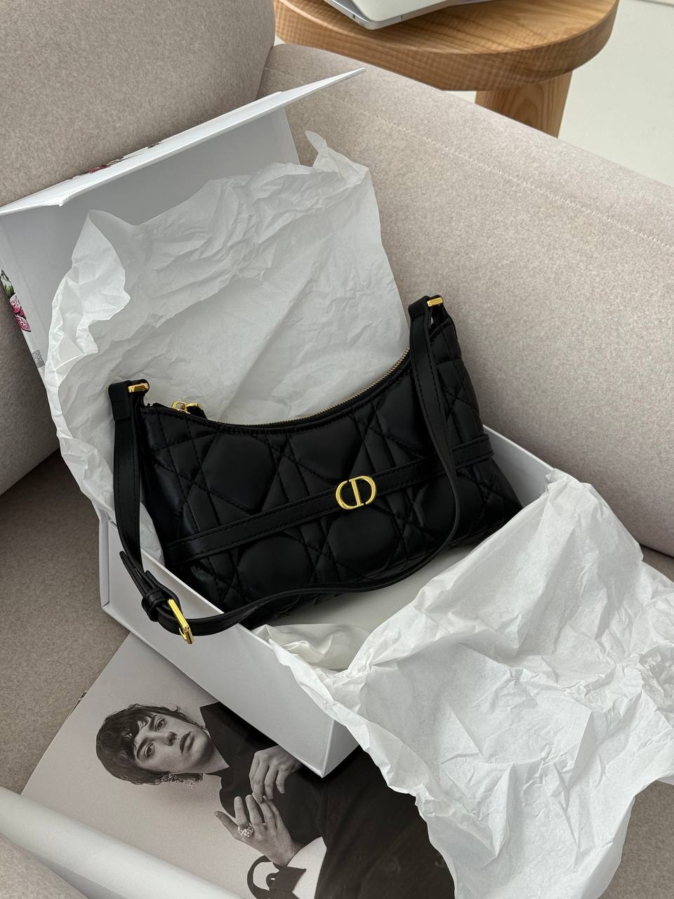 Dior Miss Caro Cigale Mini Bag Black - 5