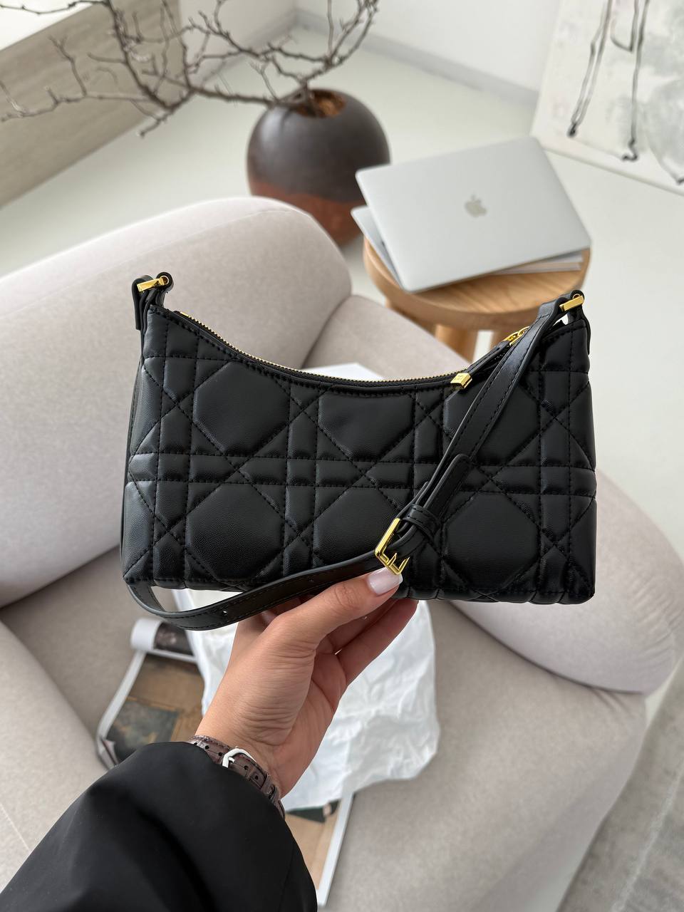 Dior Miss Caro Cigale Mini Bag Black - 9