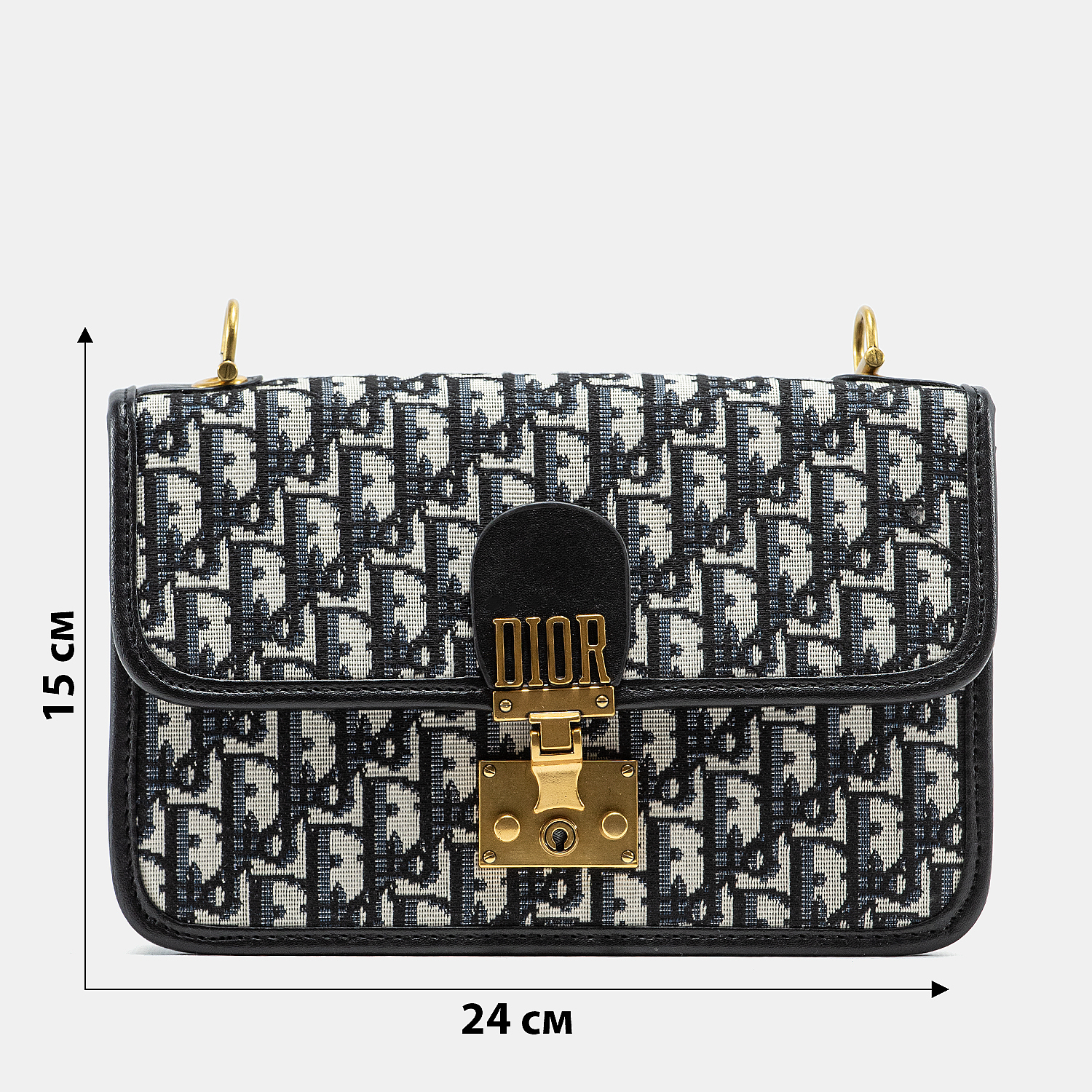 Dior Oblique Denim Medium C’est oblique Jacquard Shoulder bag - 3