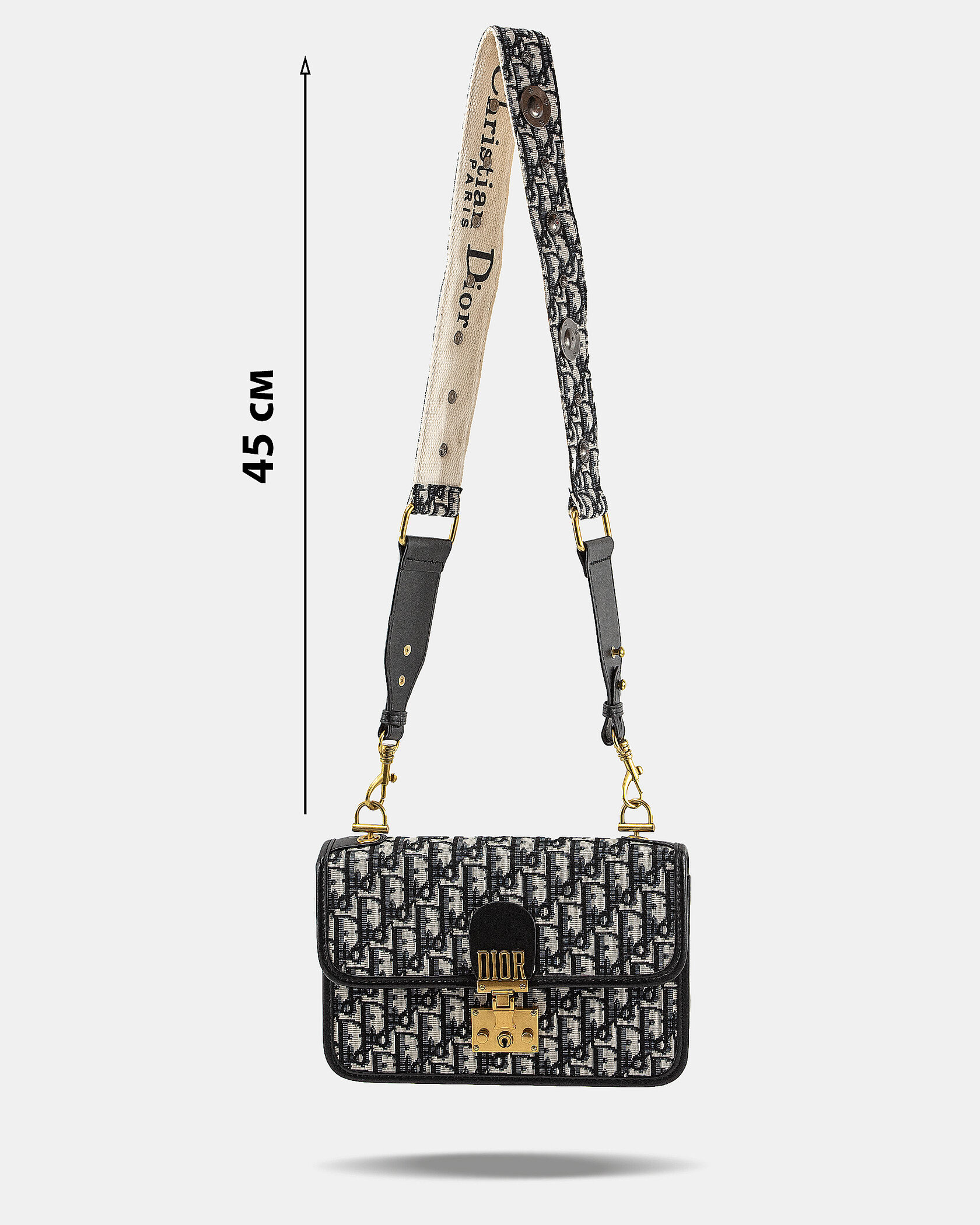 Dior Oblique Denim Medium C’est oblique Jacquard Shoulder bag - 4