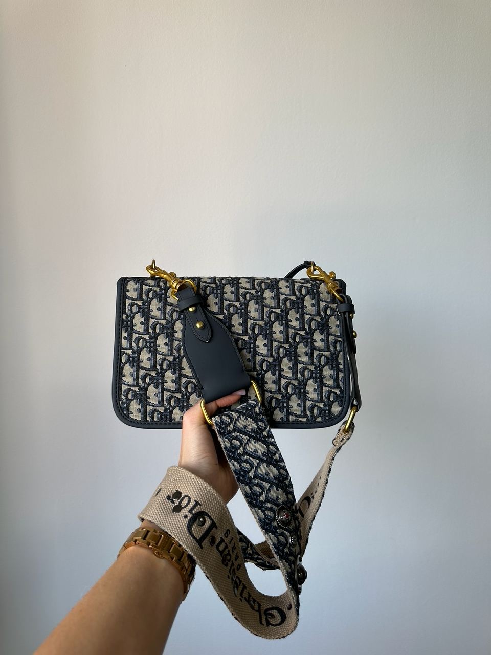 Dior Oblique Denim Medium C?est oblique Jacquard Shoulder bag - 4