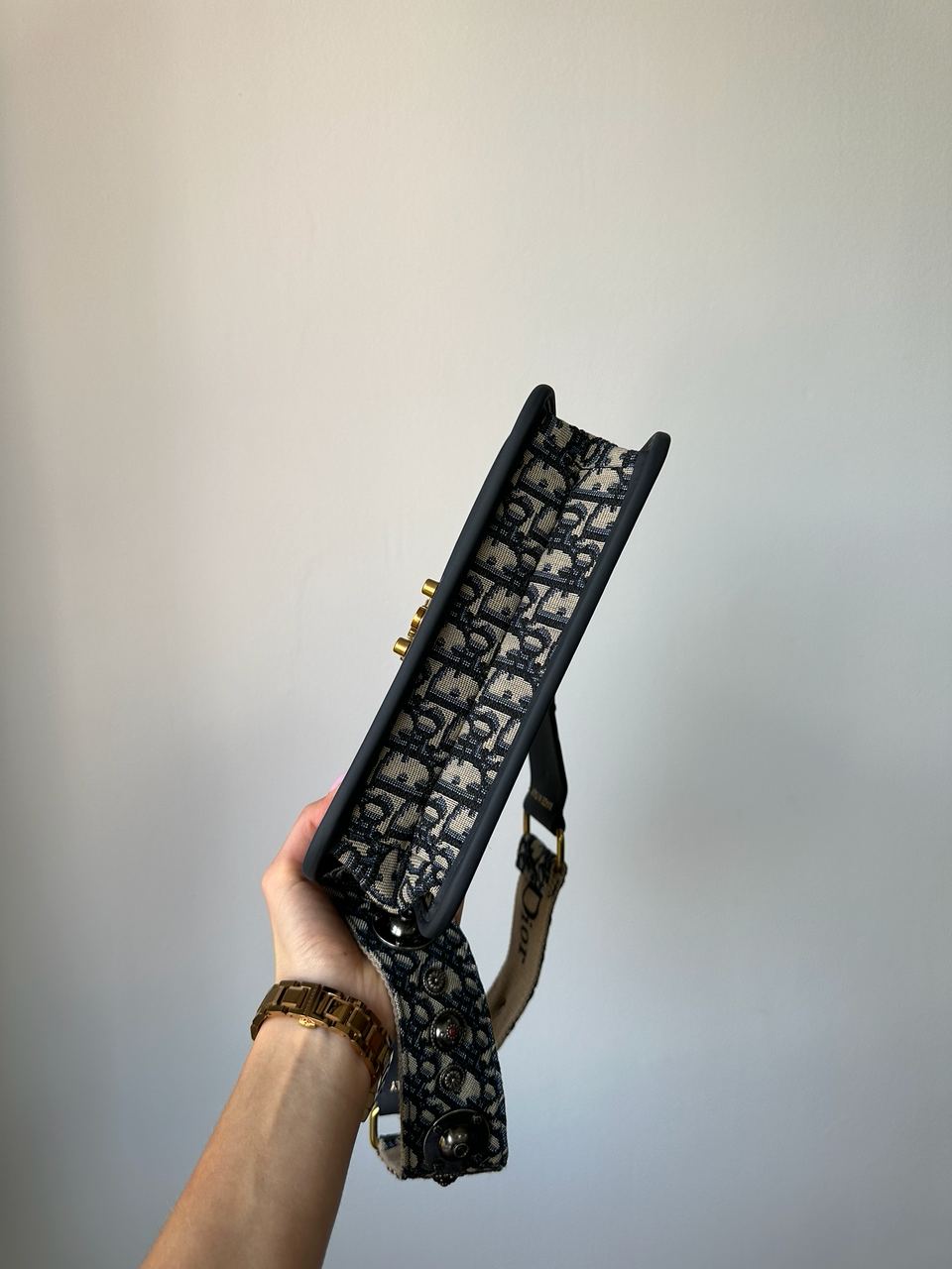 Dior Oblique Denim Medium C?est oblique Jacquard Shoulder bag - 7