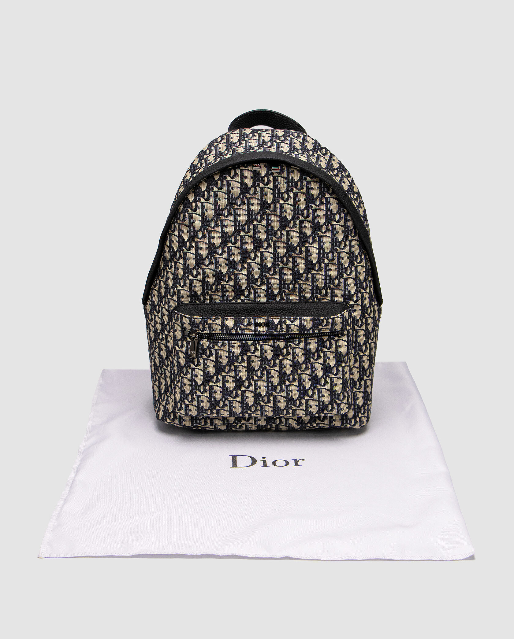 Dior Rider Backpack Beige/Blue Dior Oblique Jacquard - 2