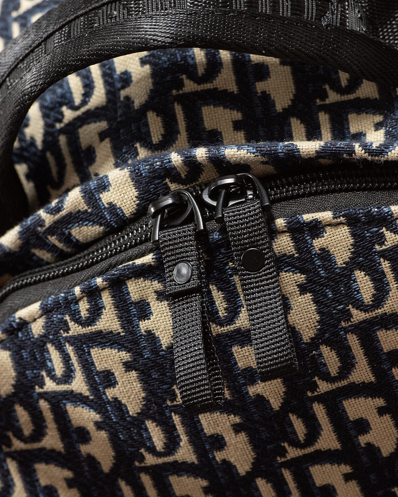 Dior Travel Backpack Dior Oblique Jacquard Blue - 9