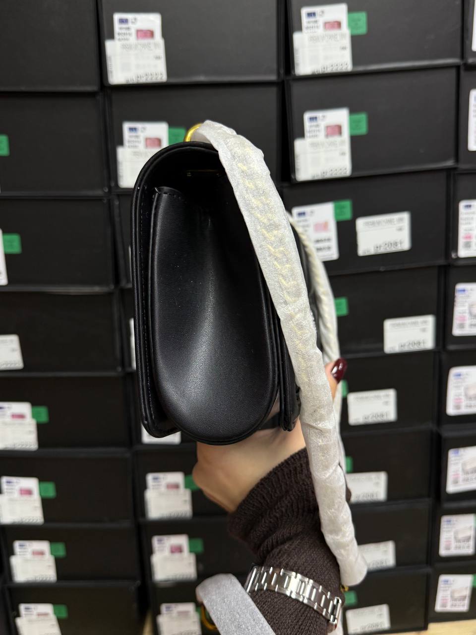 Dolce &amp; Gabbana Devotion Small Quilted Leather Shoulder Bag in Black - 12