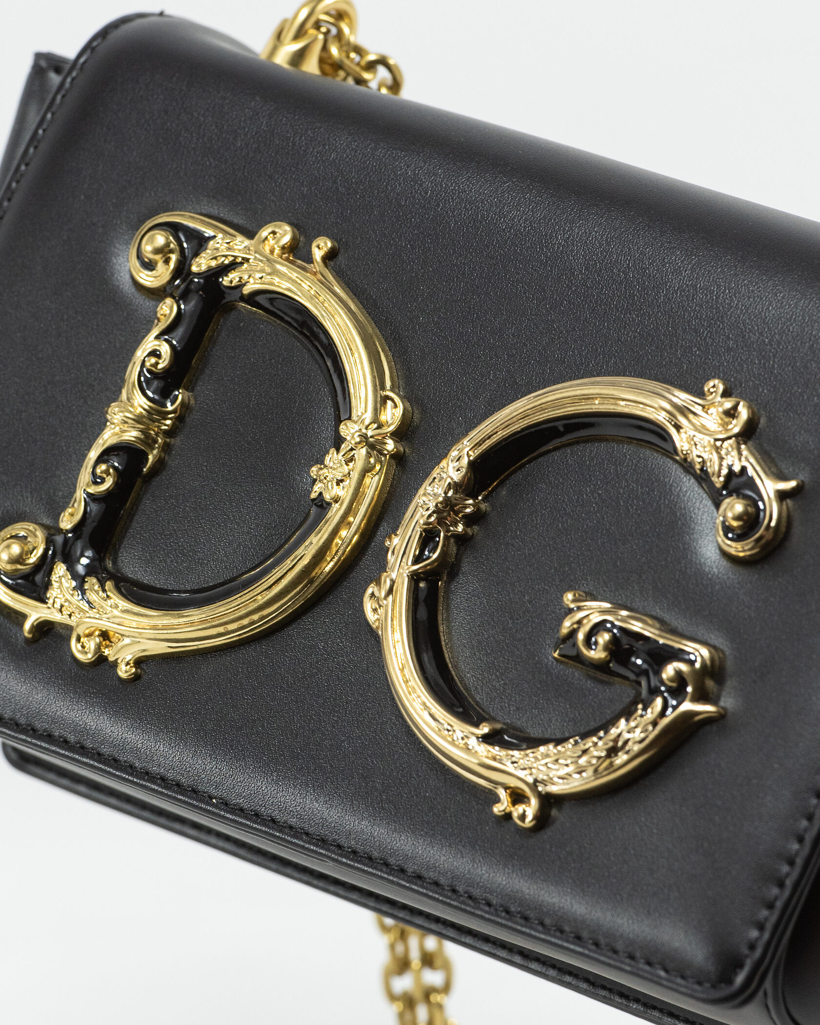 Dolce &amp; Gabbana DG Girls black leather shoulder bag - 7