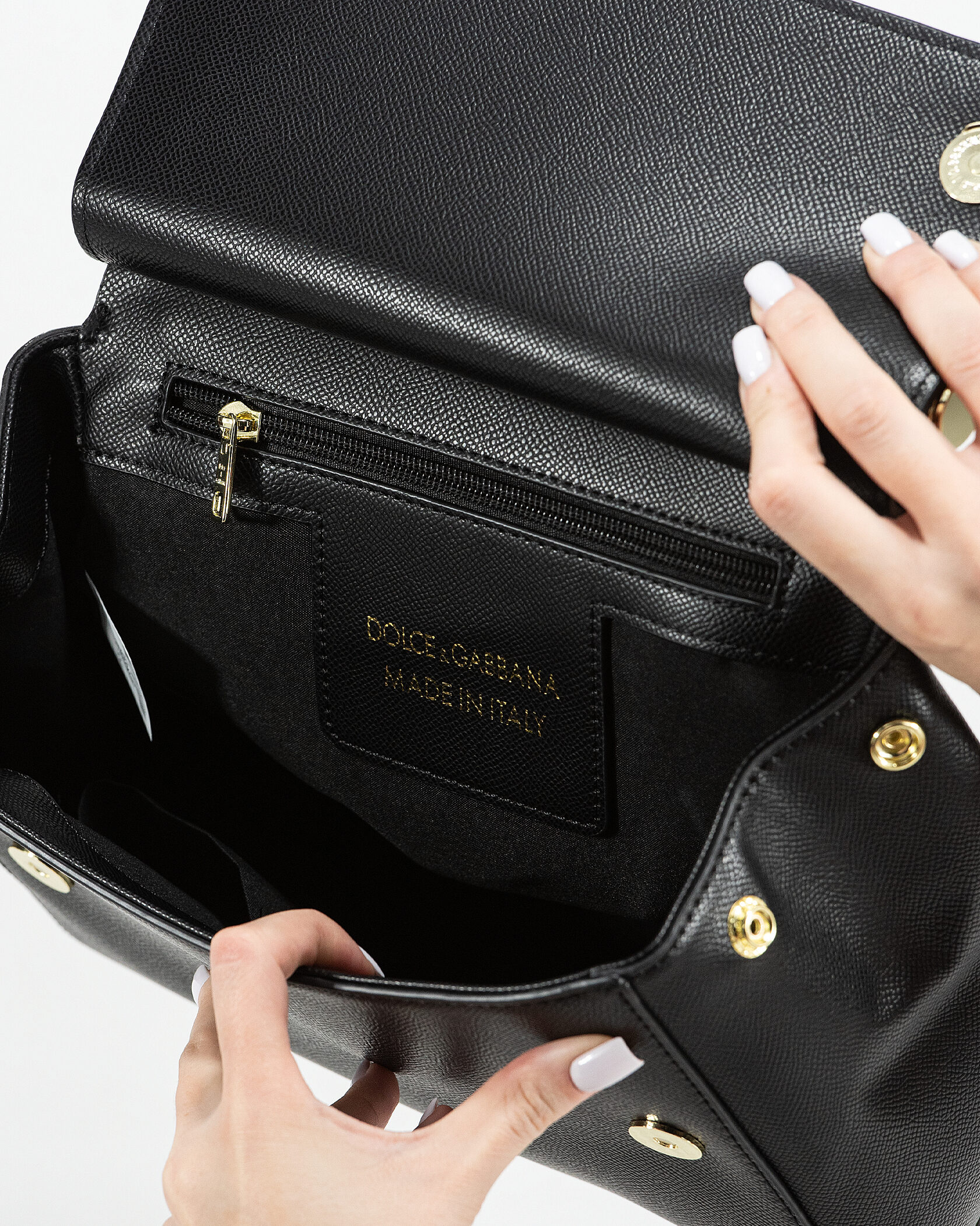 Dolce &amp; Gabbana Medium Sicily Black Bag - 16