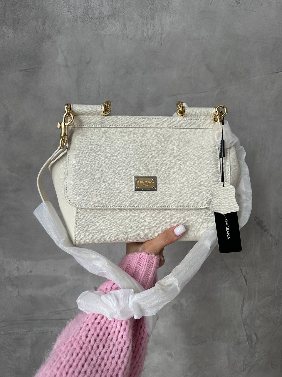 Dolce&amp;Gabbana Sicily Medium Elongated White - 2