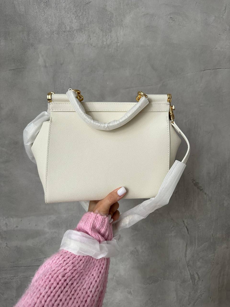 Dolce&amp;Gabbana Sicily Medium Elongated White - 4