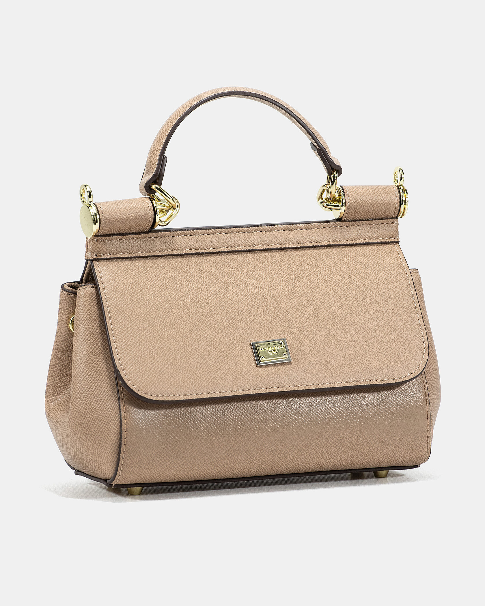 Dolce &amp; Gabbana Sicily Mini Beige Bag - 6