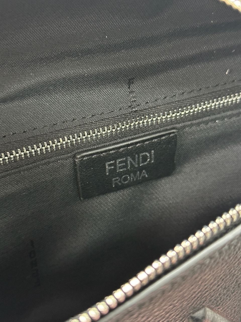 Fendi FF Zipped Belt Black Bag - 13