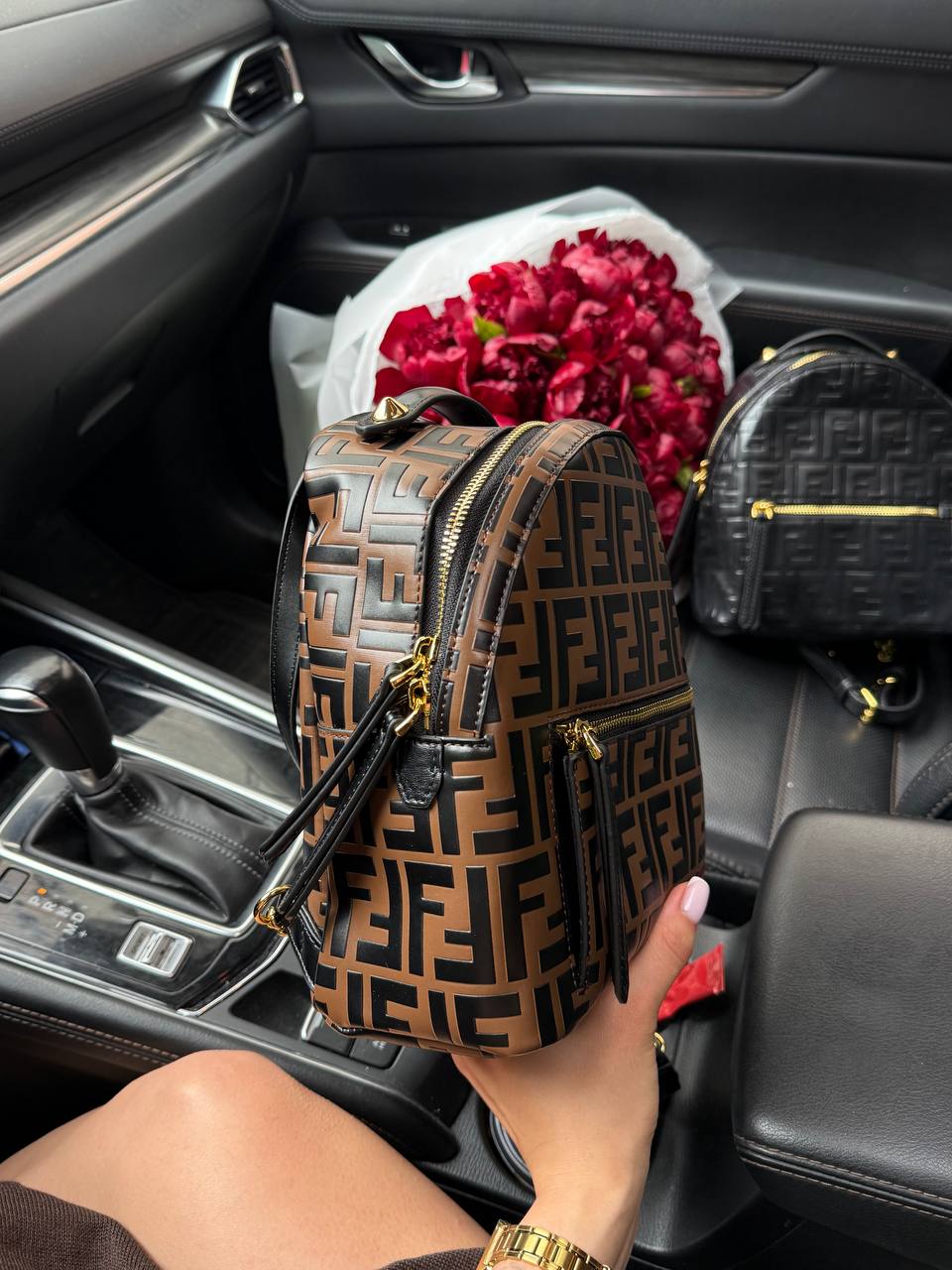 Fendi Mini Zucca FF Motif Backpack - 7