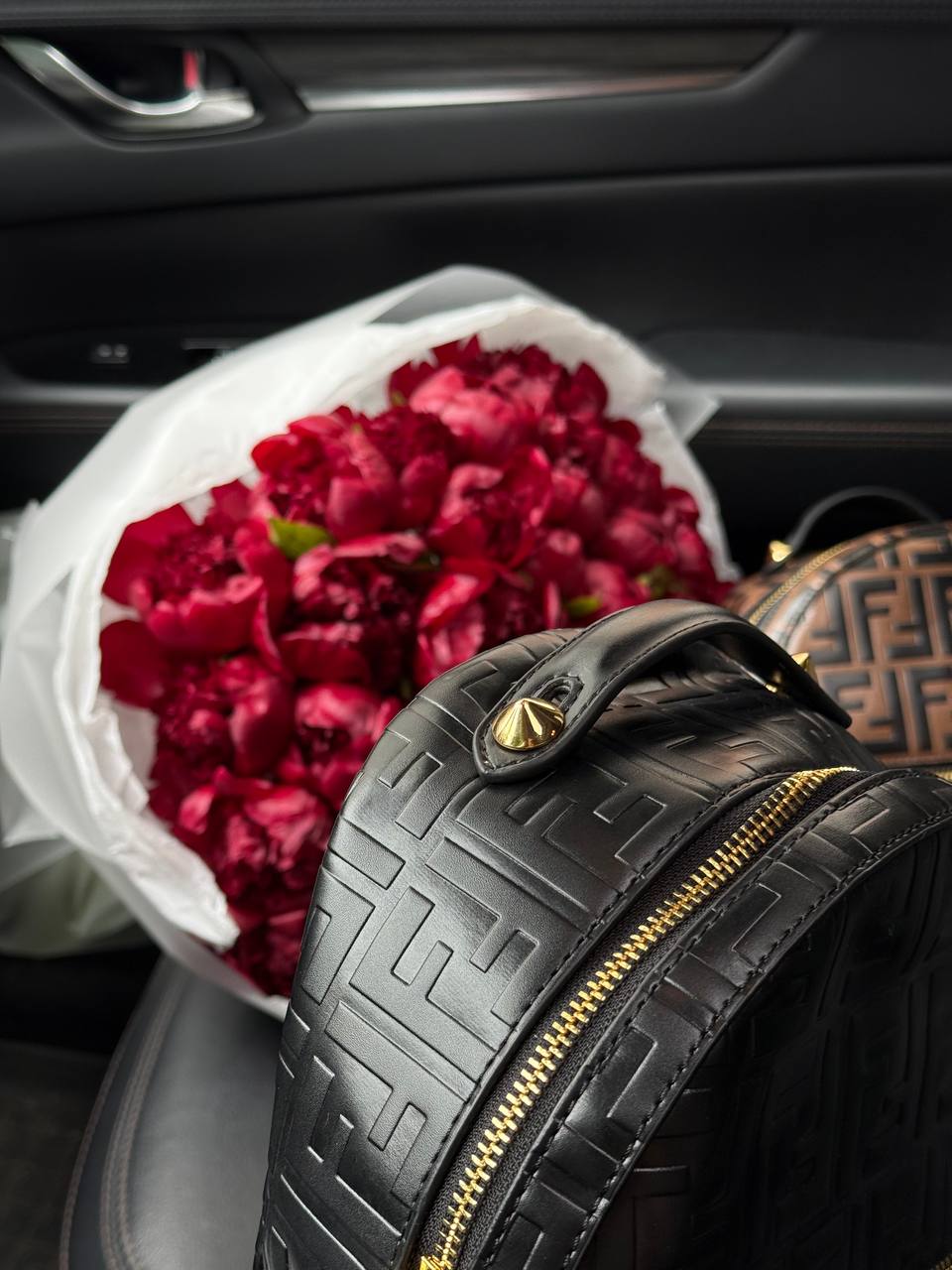 Fendi Nappa FF 1974 Embossed Mini Backpack - 8