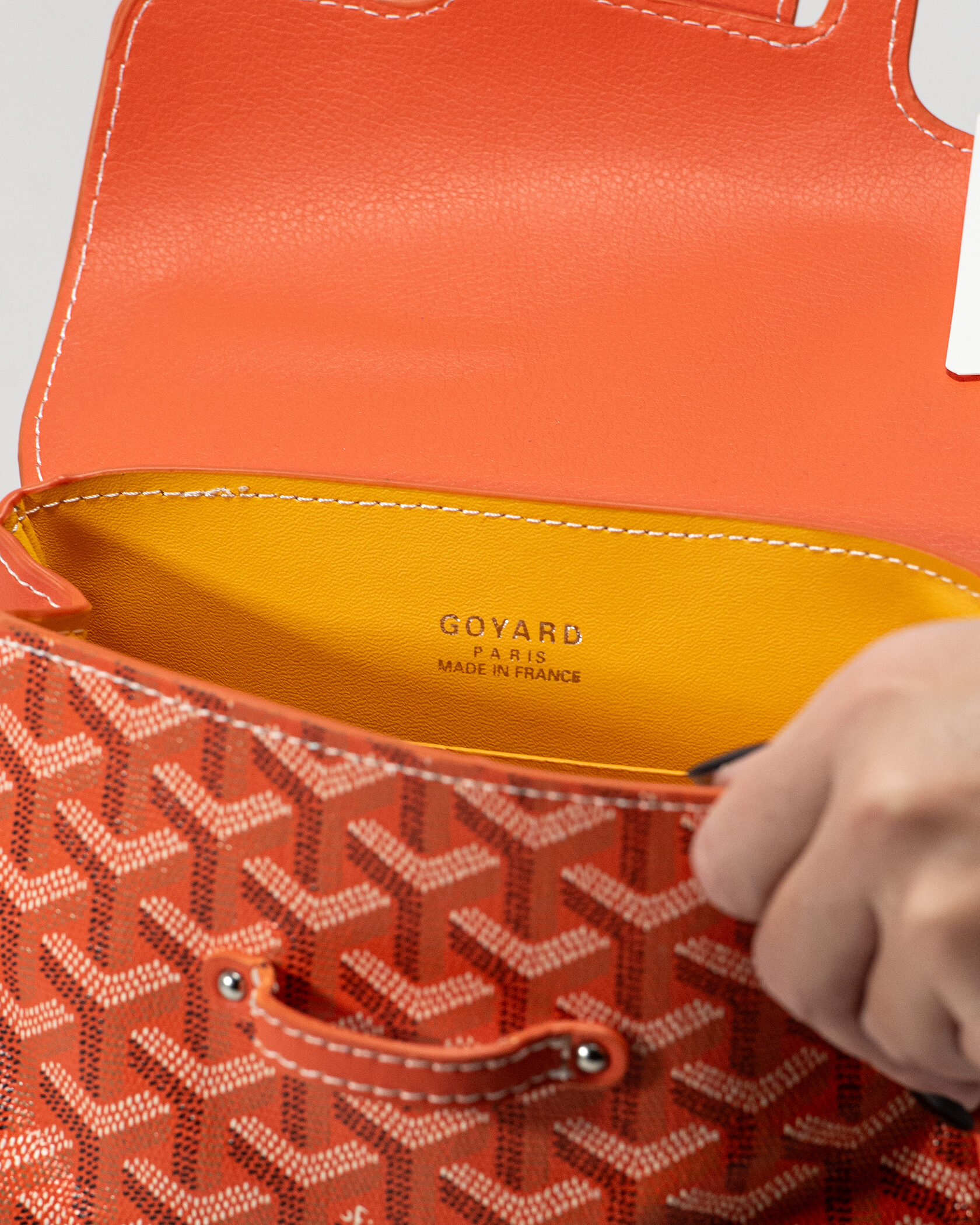 Goyard Sainte Marie Small Top Handle Bag in Orange - 9