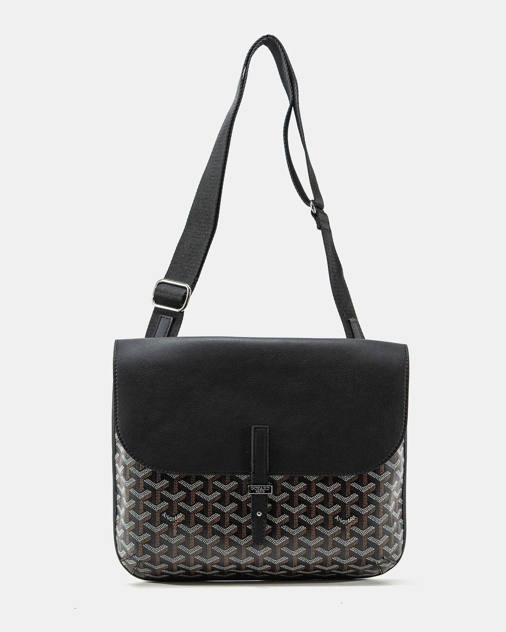 Goyardine Coursier Messenger Bag Black - 5