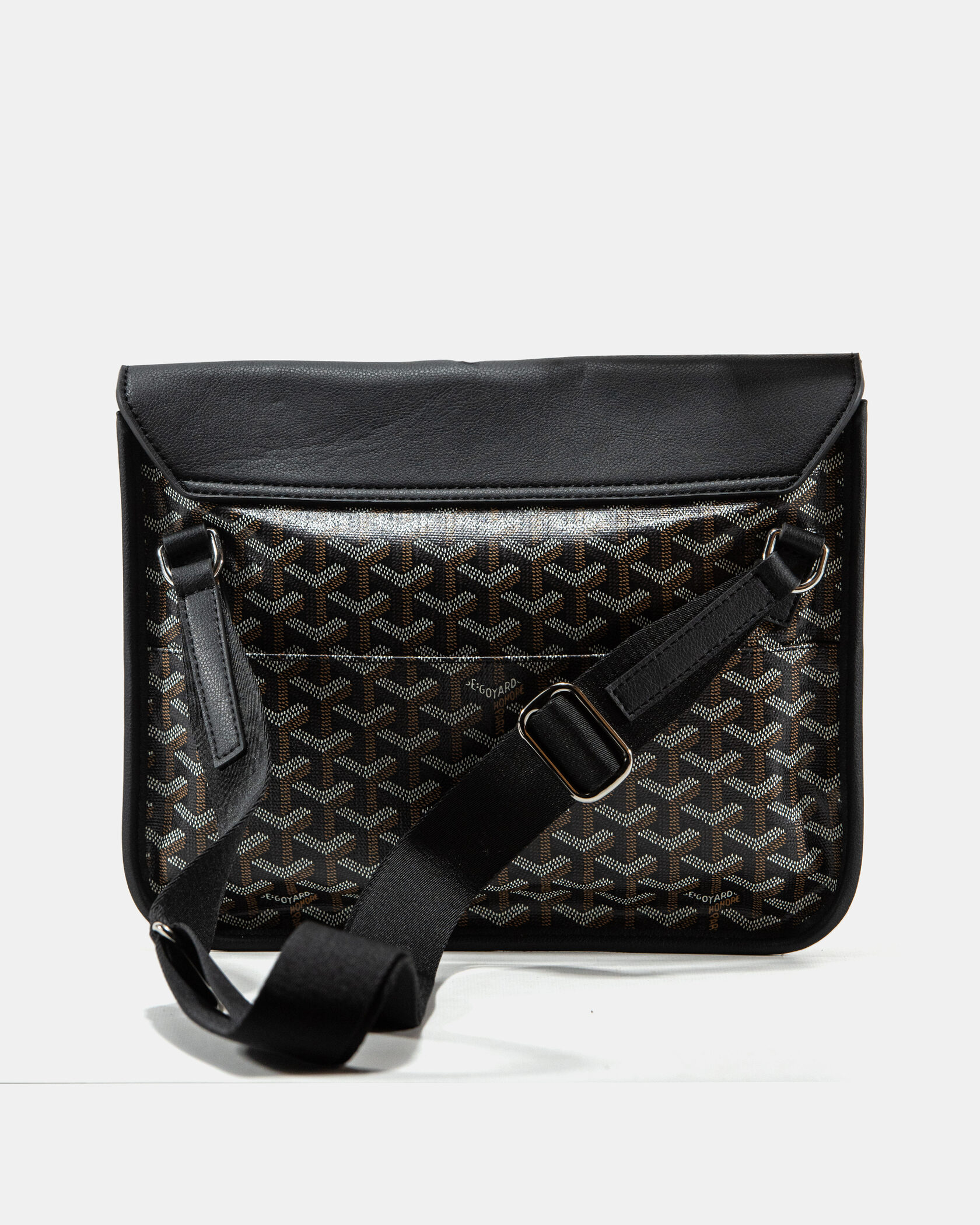 Goyardine Coursier Messenger Bag Black - 8