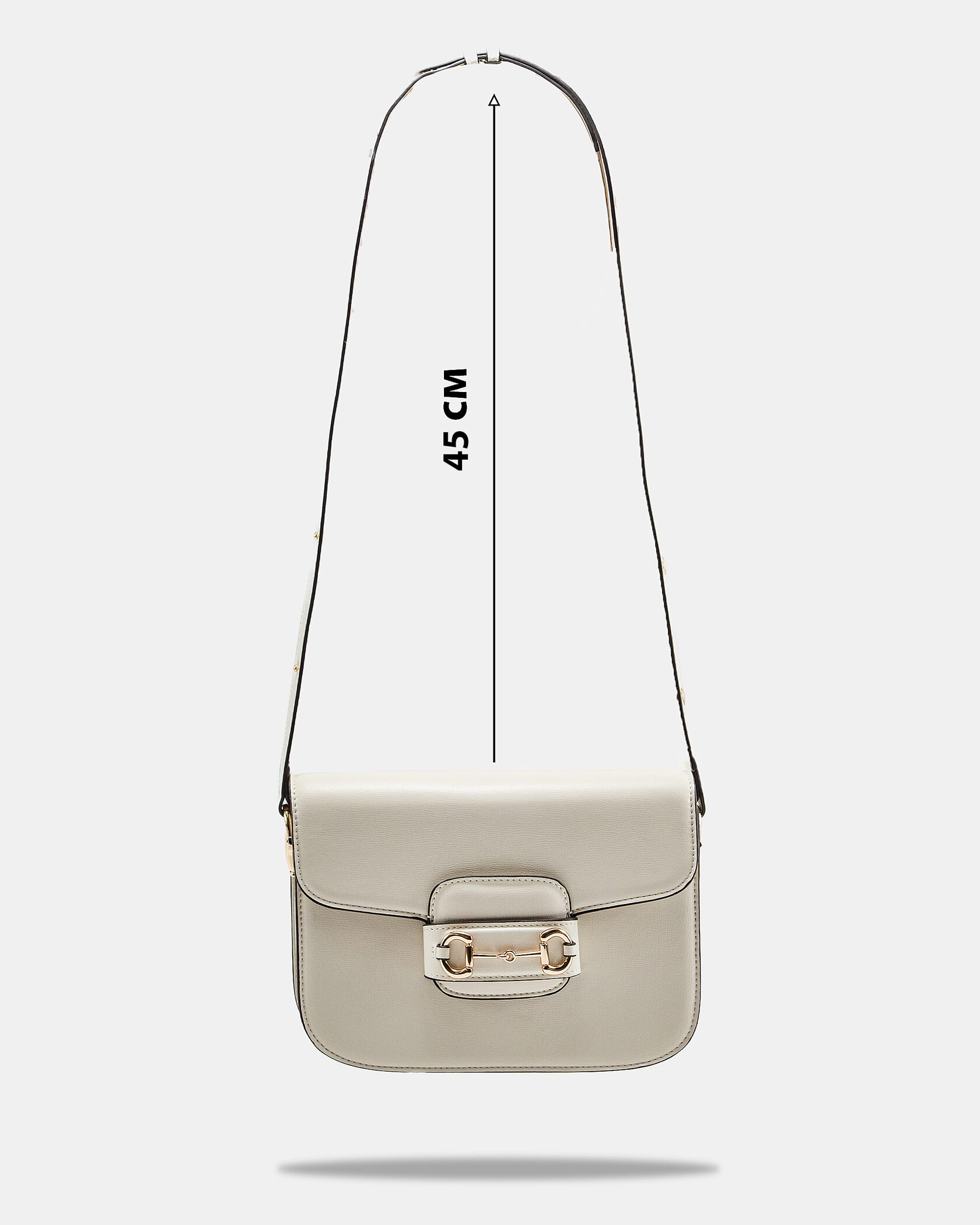 Gucci 1955 Horsebit Small Shoulder Bag in White - 5