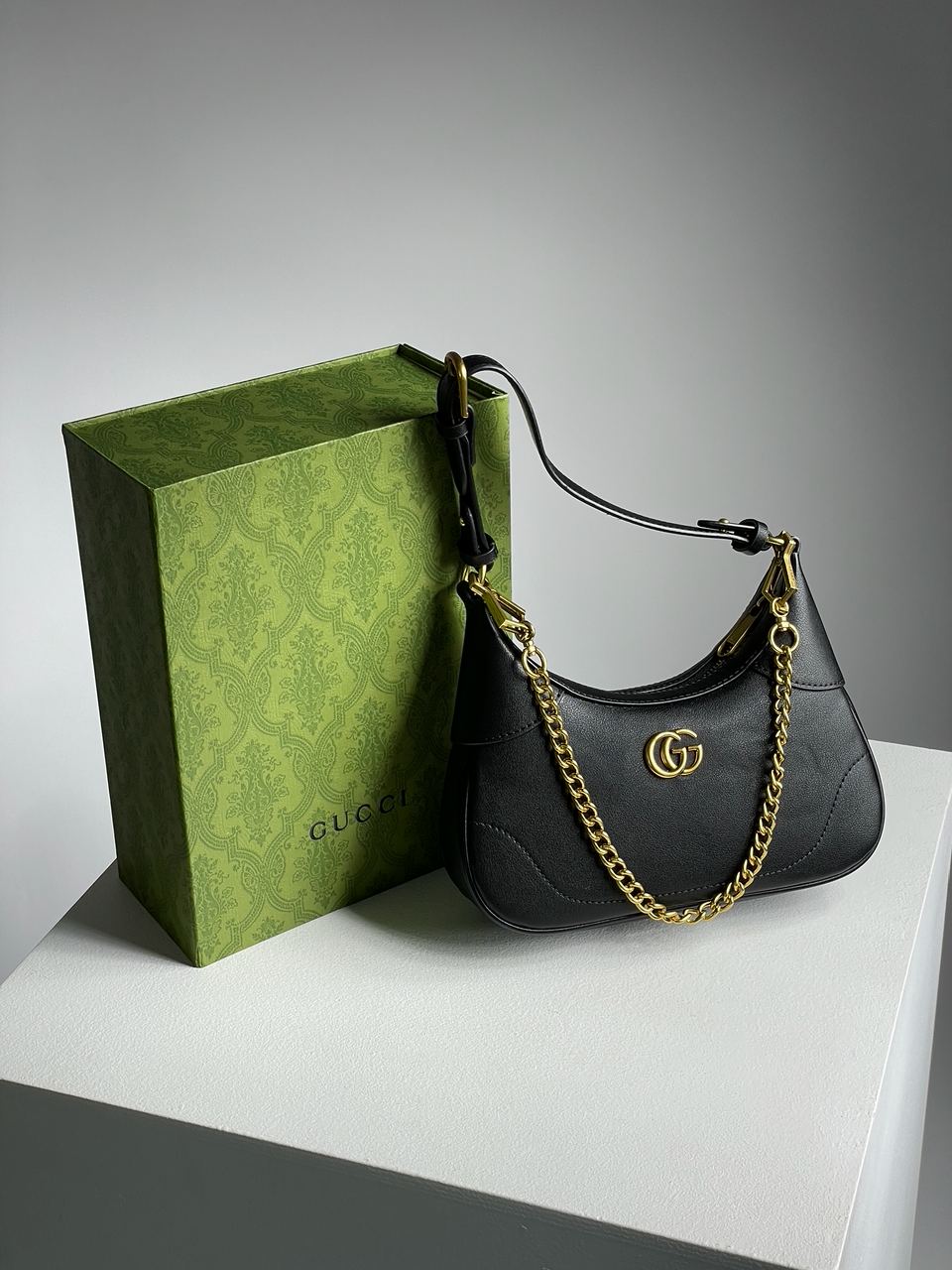Gucci Aphrodite Small Shoulder Bag Black - 4