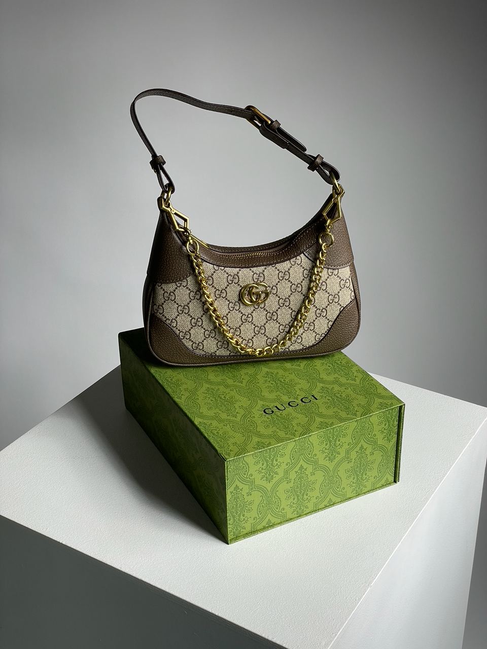 Gucci Aphrodite Small Shoulder Bag Grey - 2