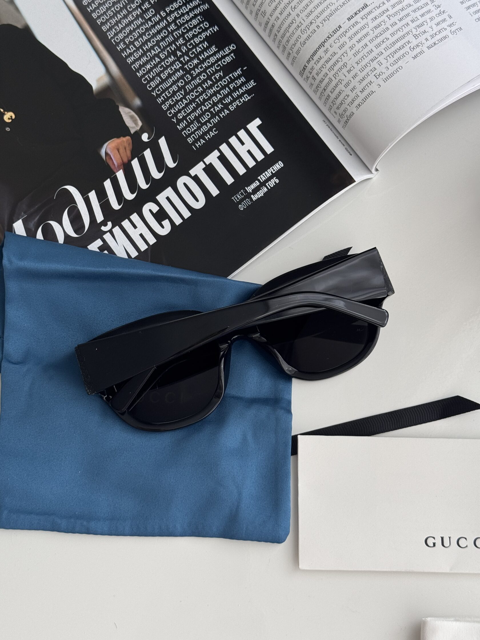 Gucci Black/Gold GG1599SA 001 - 10