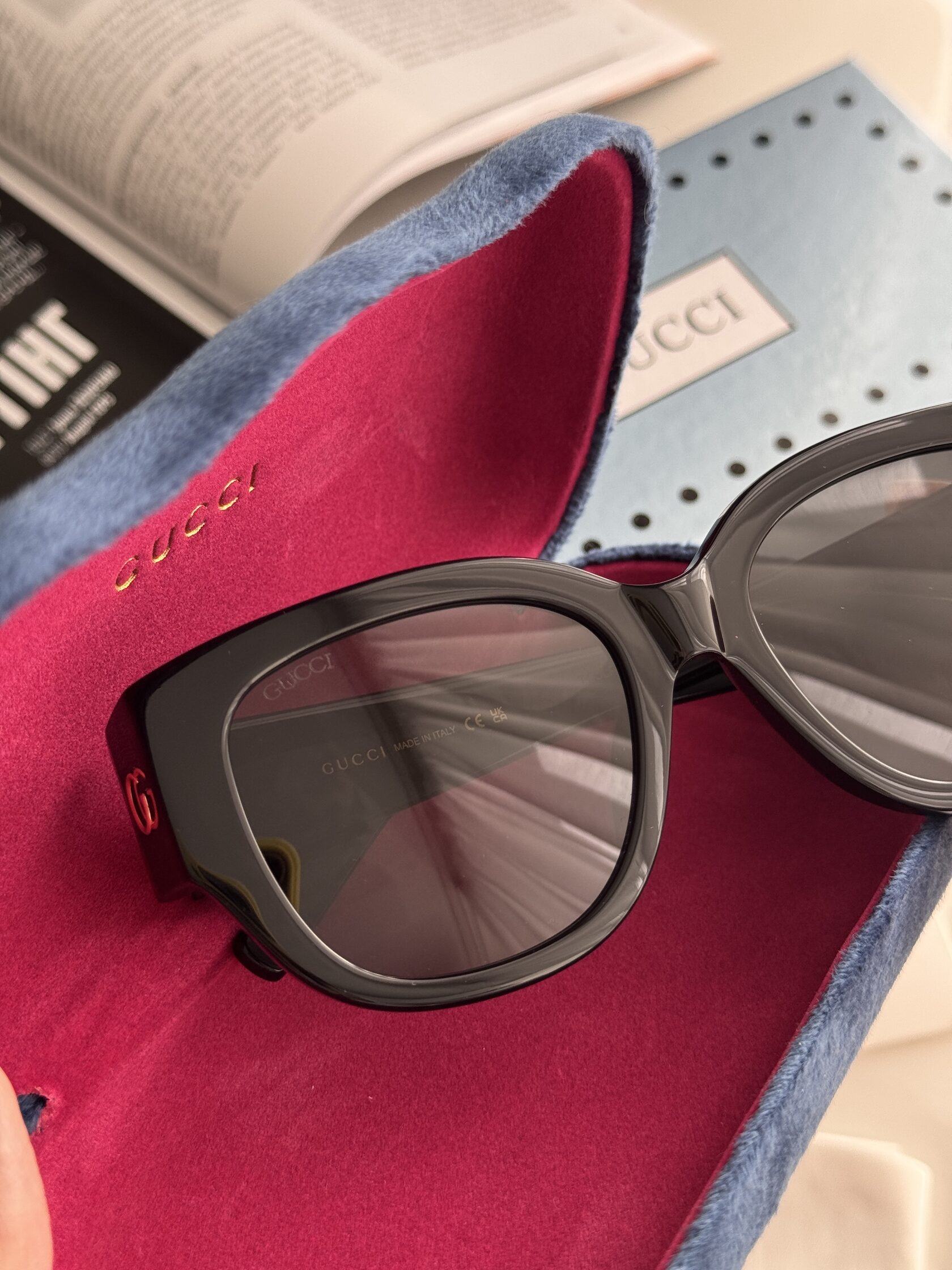 Gucci Black/Gold GG1599SA 001 - 7