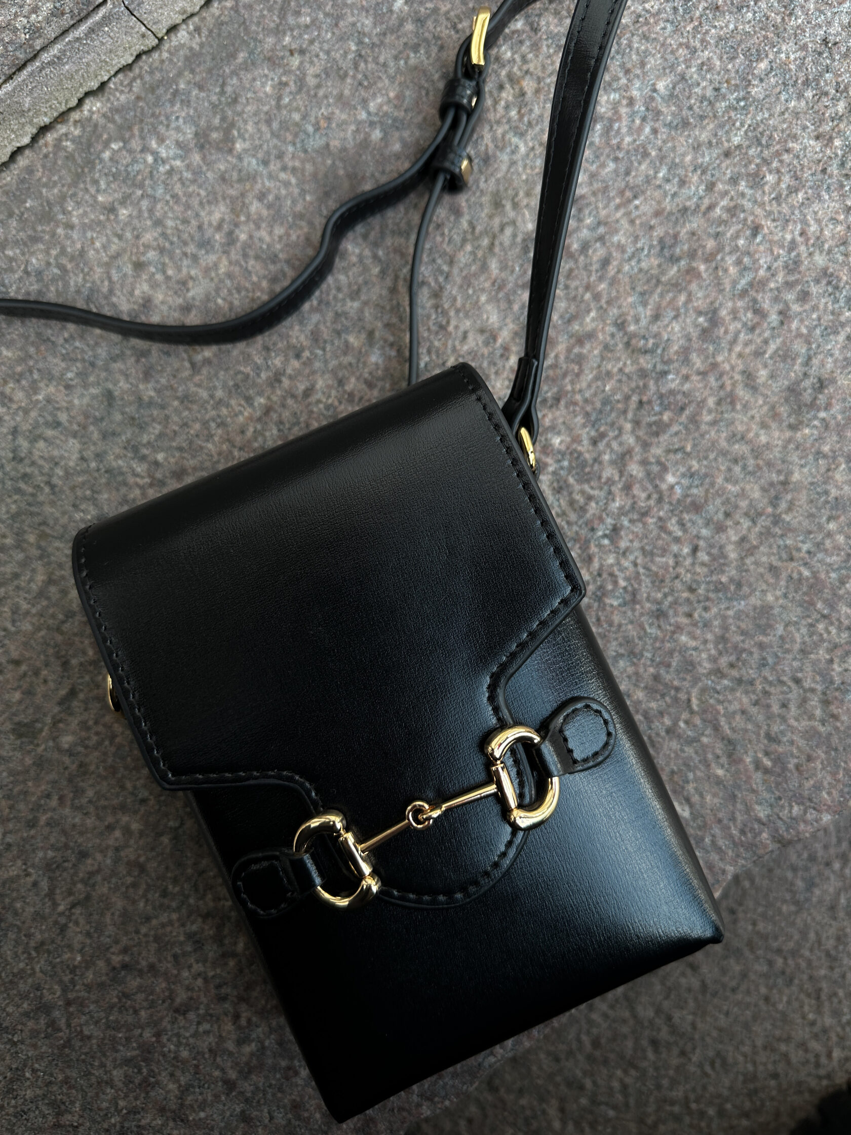 Gucci Black Mini Horsebit 1955 Crossbody Bag - 4