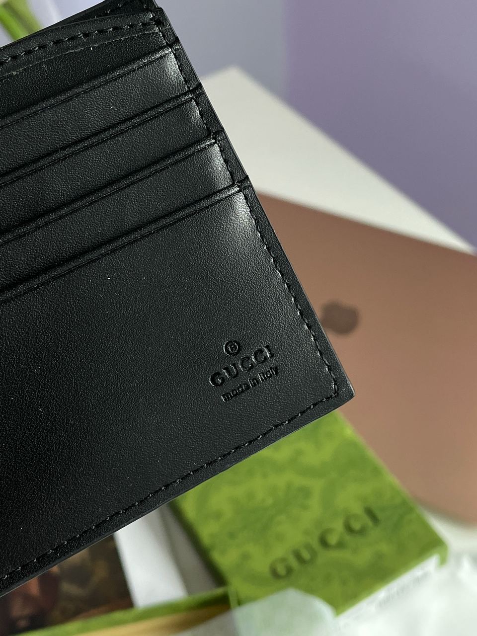 Gucci Black Signature Coin Wallet - 13