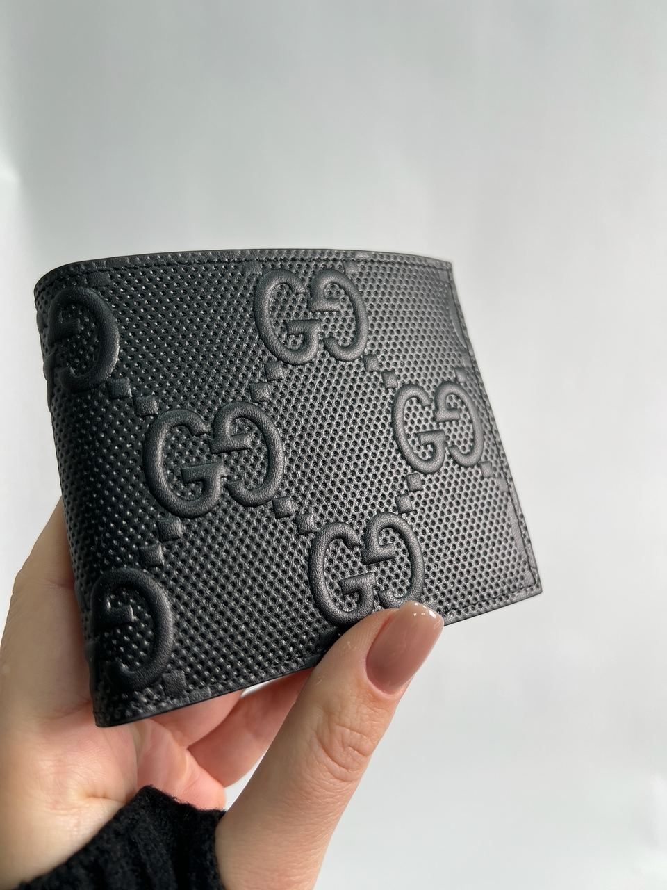 Gucci Black Signature Coin Wallet - 7