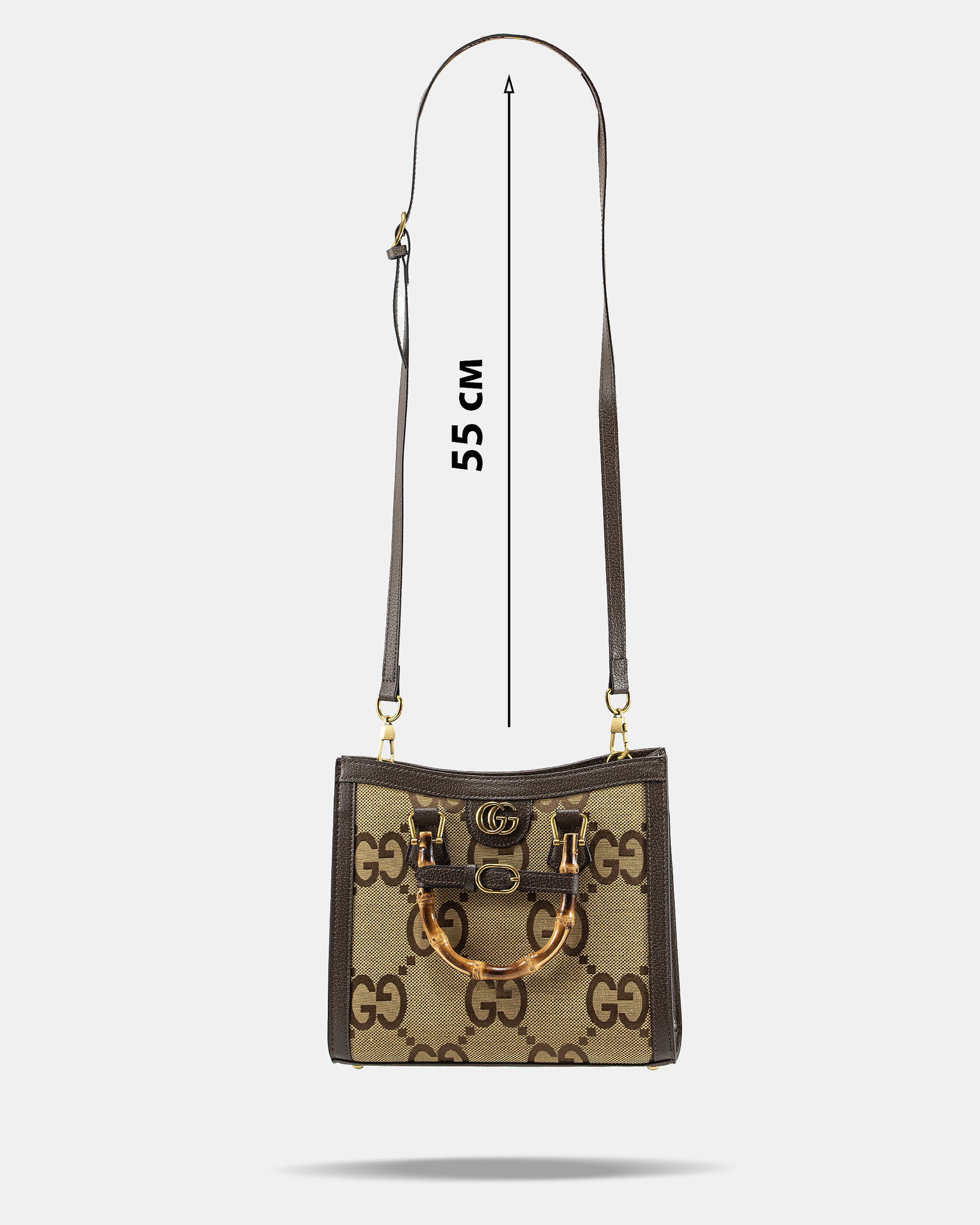 Gucci Diana Jumbo GG Medium Tote Bag Beige Gold - 4