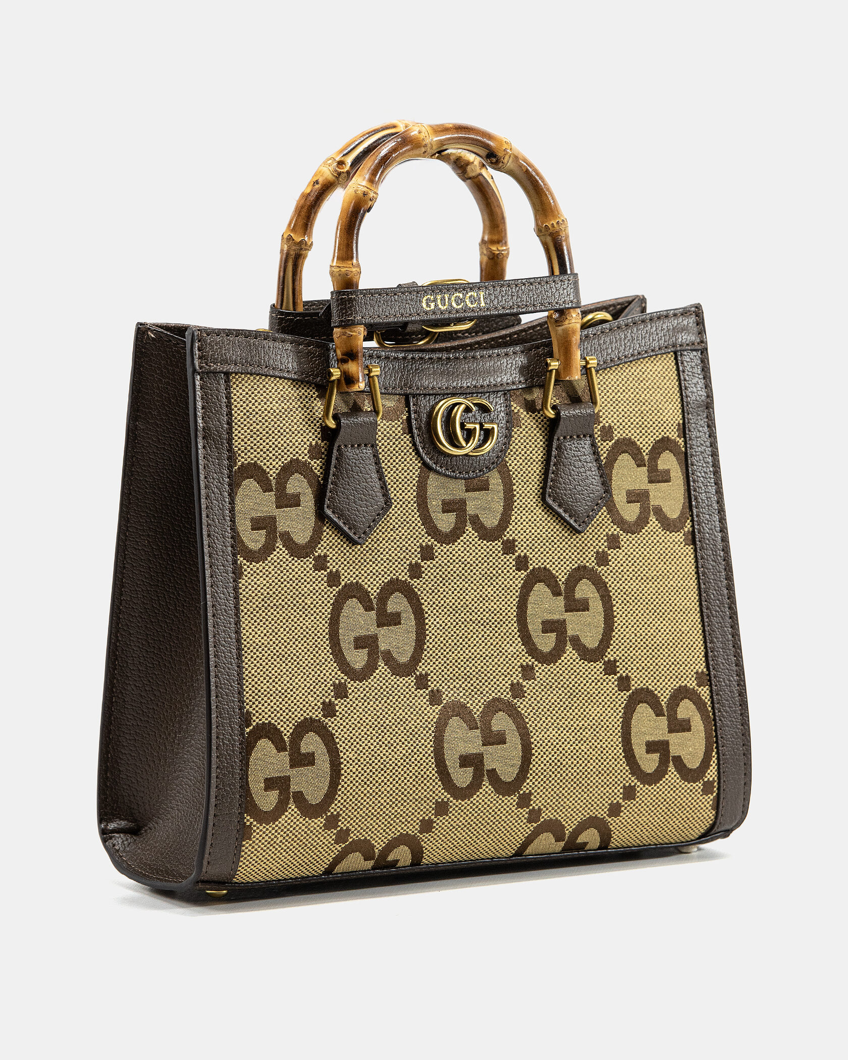 Gucci Diana Jumbo GG Medium Tote Bag Beige Gold - 5