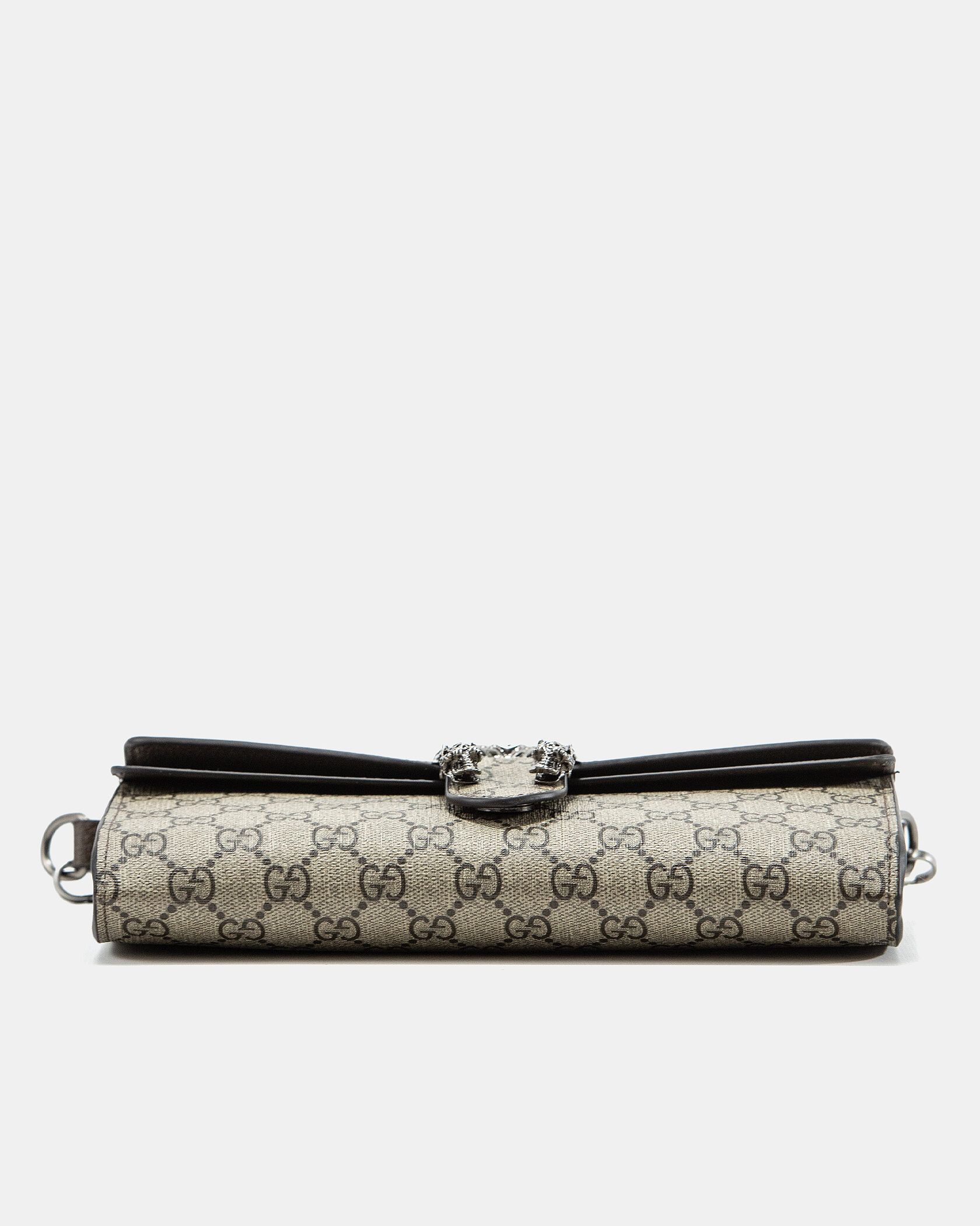 Gucci Dionysus Small Shoulder Bag in GG Supreme Canvas Beige/Black - 12