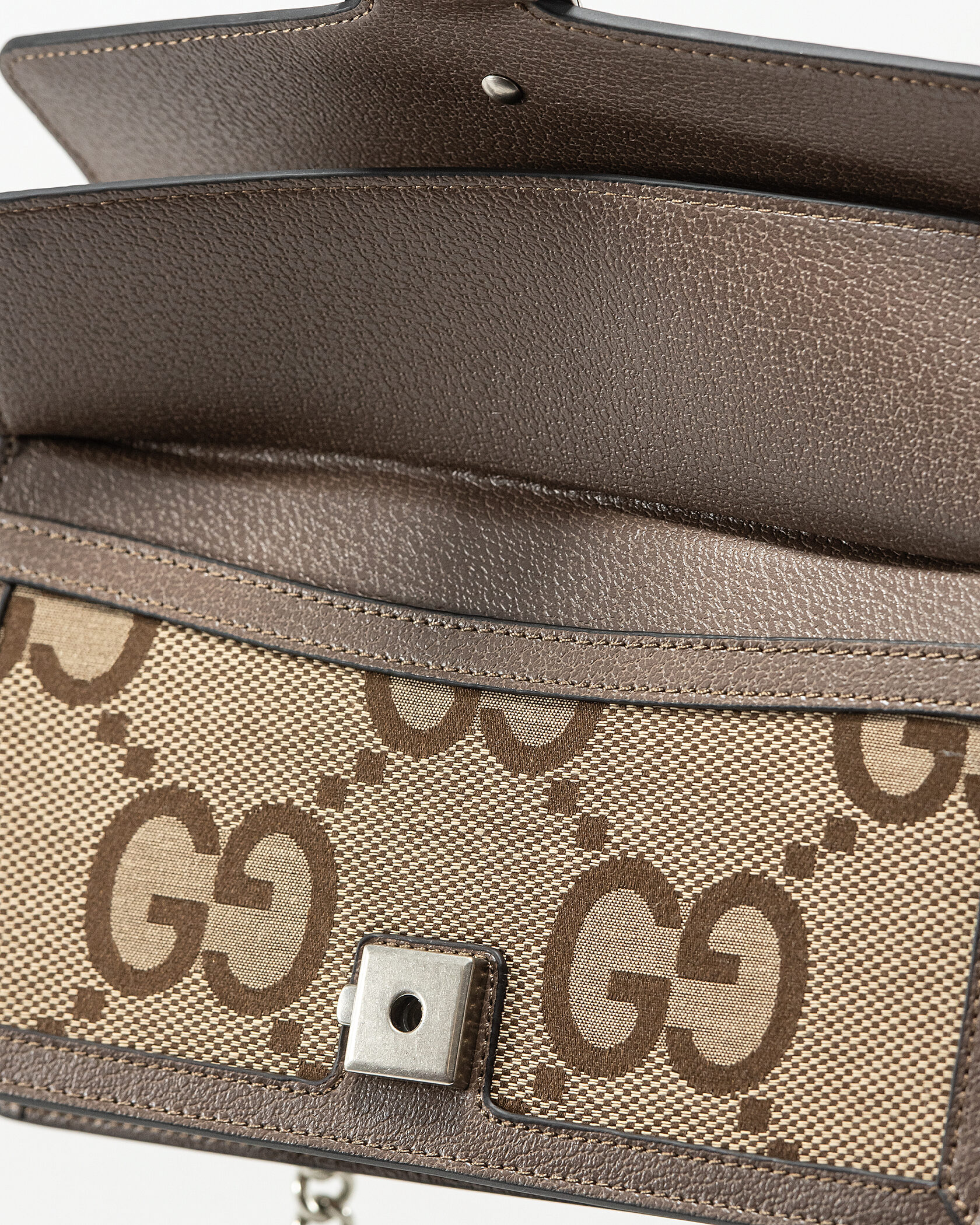 Gucci Dionysus Small Shoulder Bag in GG Supreme Canvas Beige/Brown - 11