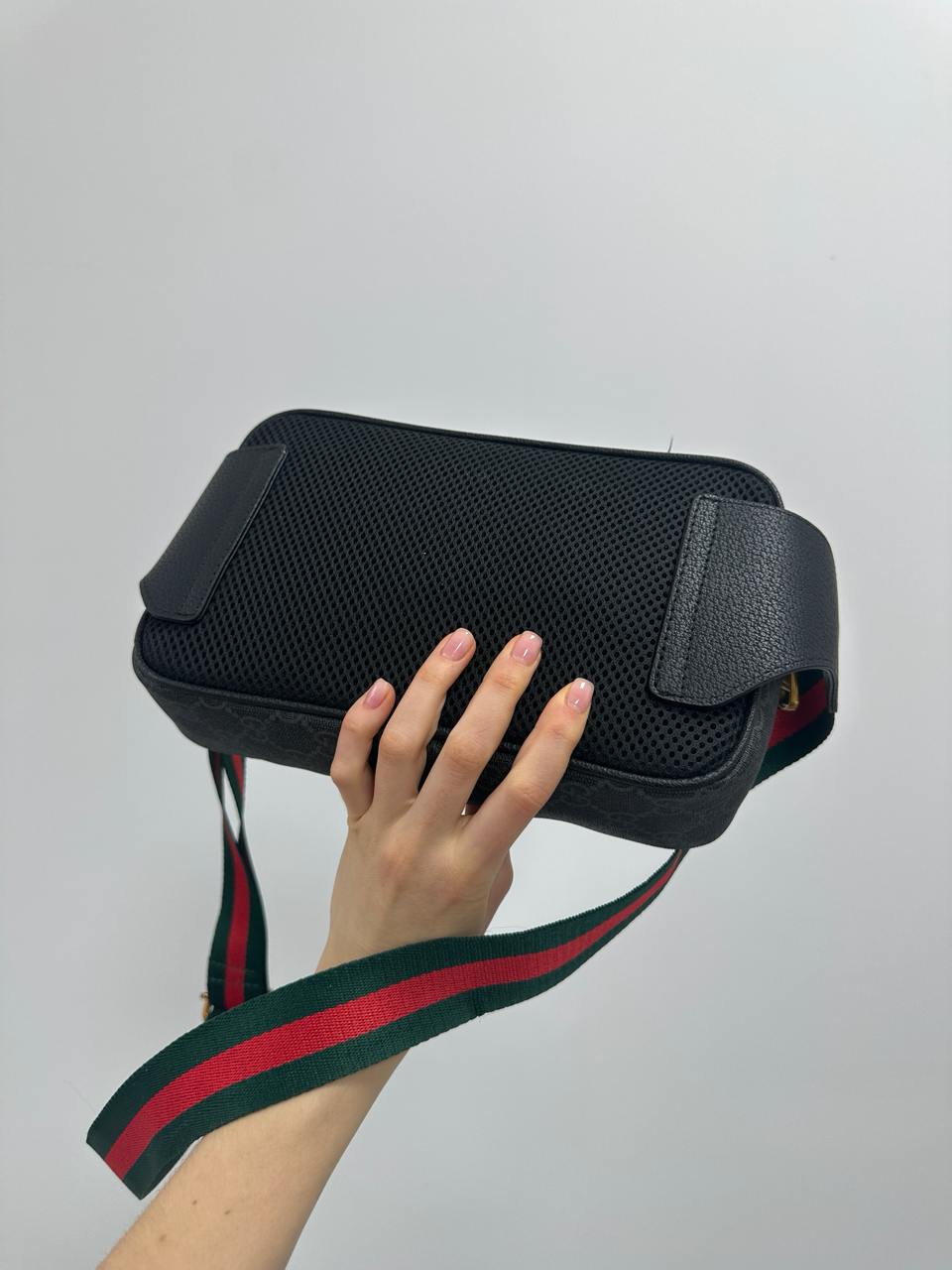 Gucci GG Belt Bag With Zip Pocket Grey - 6